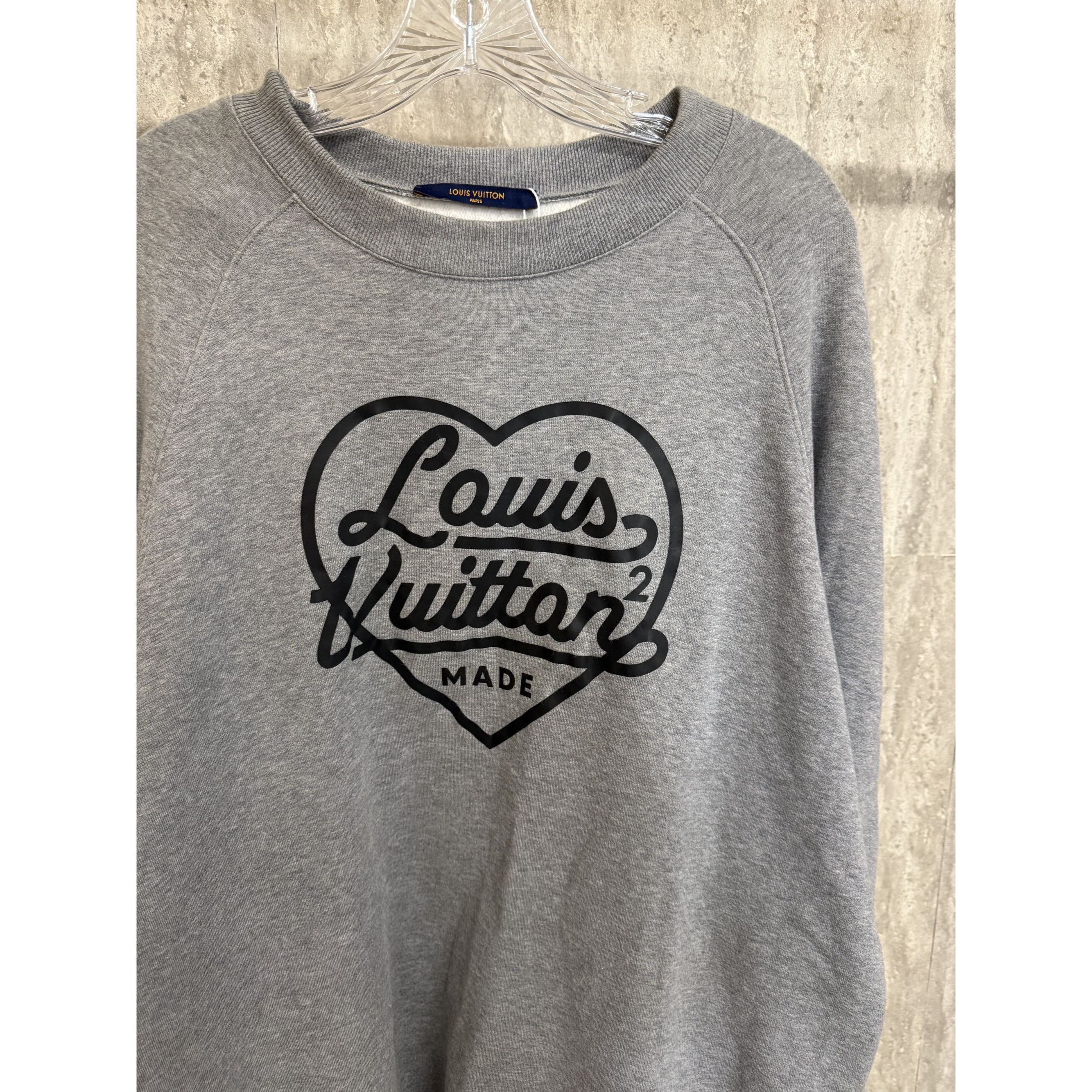 Louis Vuitton Louis Vuitton Gray Cotton Sweatshirt XXL Japan Exclusive Size US XXL / EU 58 / 5 - 11 Thumbnail