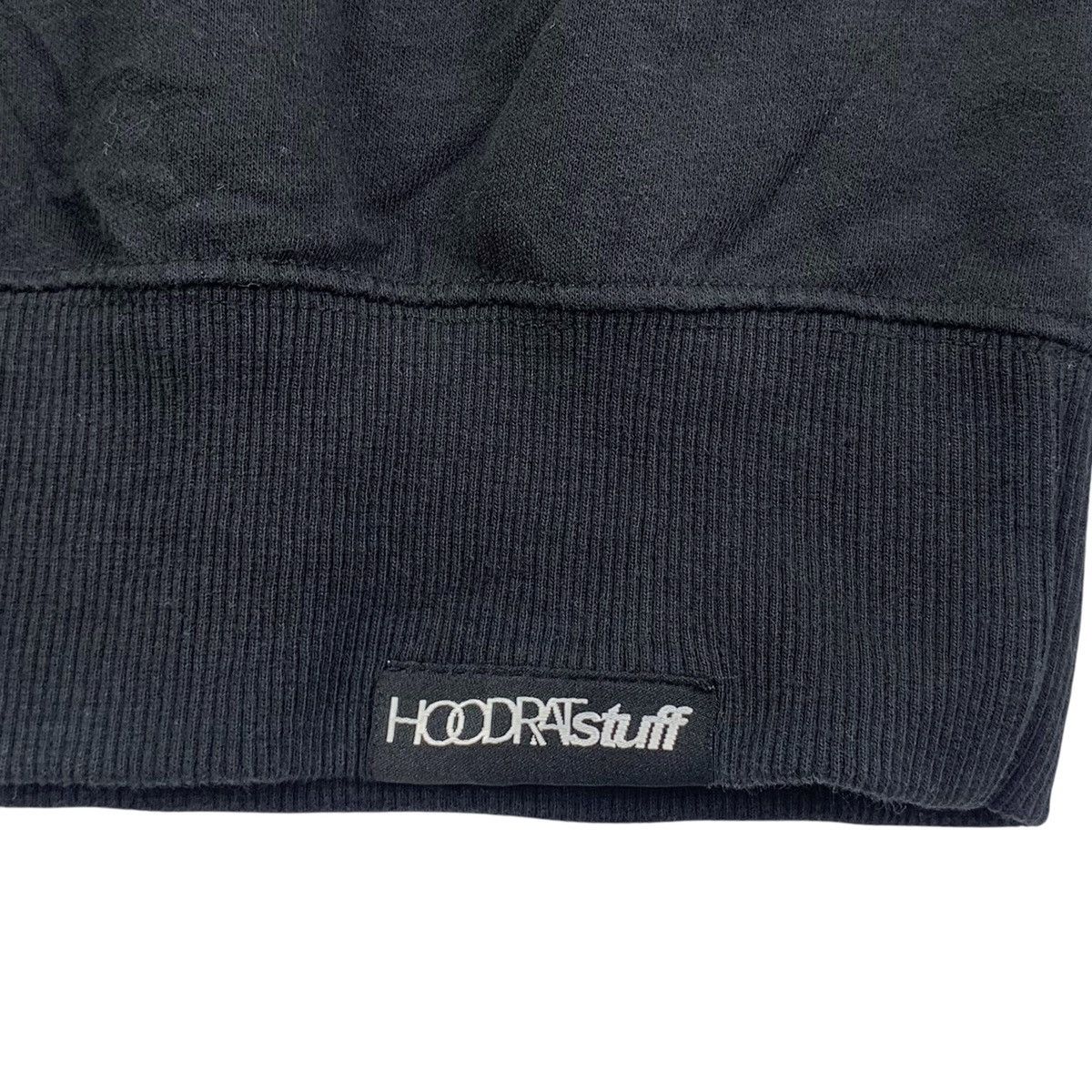 Vintage HOODRAT STUFF Small Embroidered Logo Black Sweatshirt Size US S / EU 44-46 / 1 - 4 Thumbnail