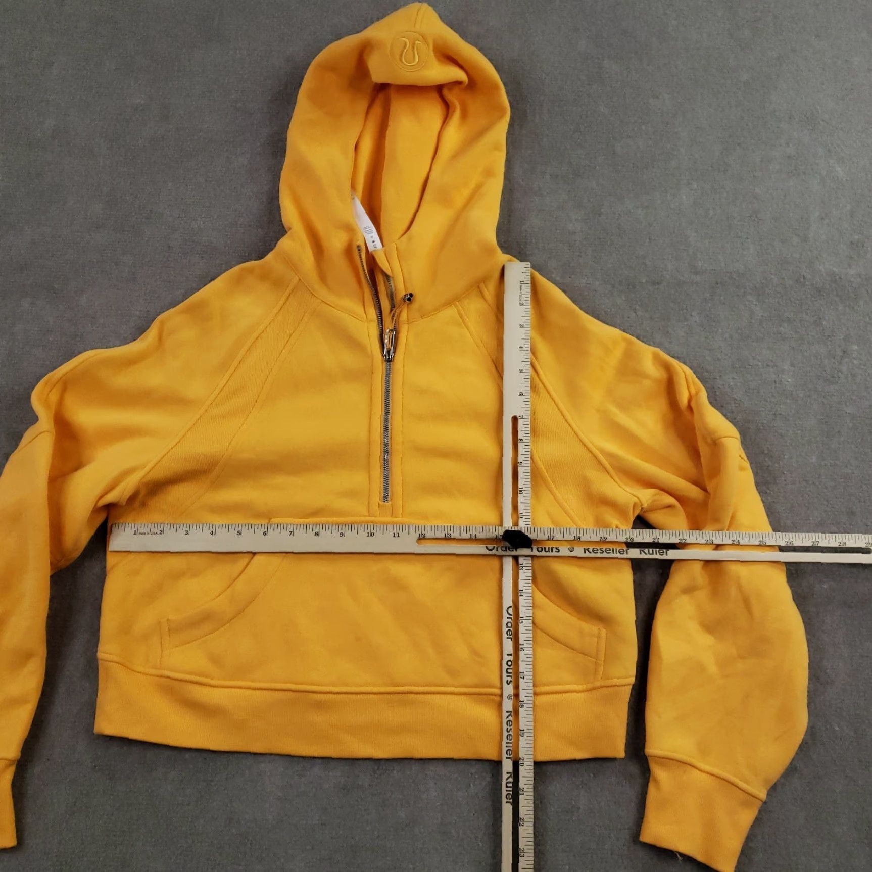Lululemon Lululemon Sweatshirt Hoodie Scuba Oversized Womens XS Orange Funnel Neck Z Size XS / US 0-2 / IT 36-38 - 2 Thumbnail