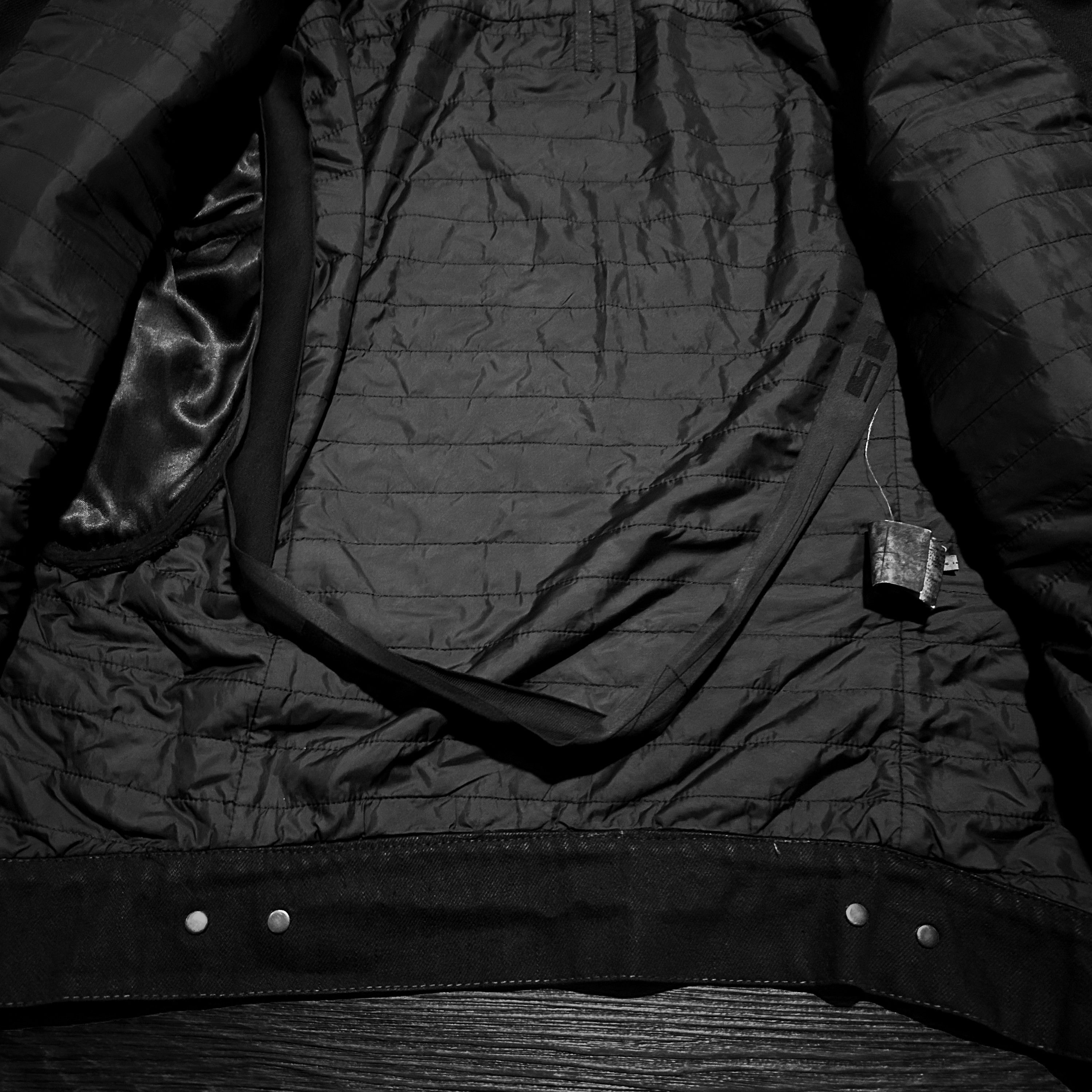 Rick Owens Rick Owens FW09 'Crust' Hybrid Leather Waxed Worker Jacket Size US L / EU 52-54 / 3 - 5 Thumbnail