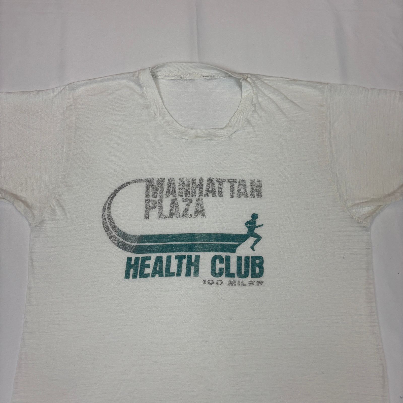 Vintage Vintage 70s 80s Manhattan Plaza Health Club 100 Miler Shirt Size US S / EU 44-46 / 1 - 2 Thumbnail