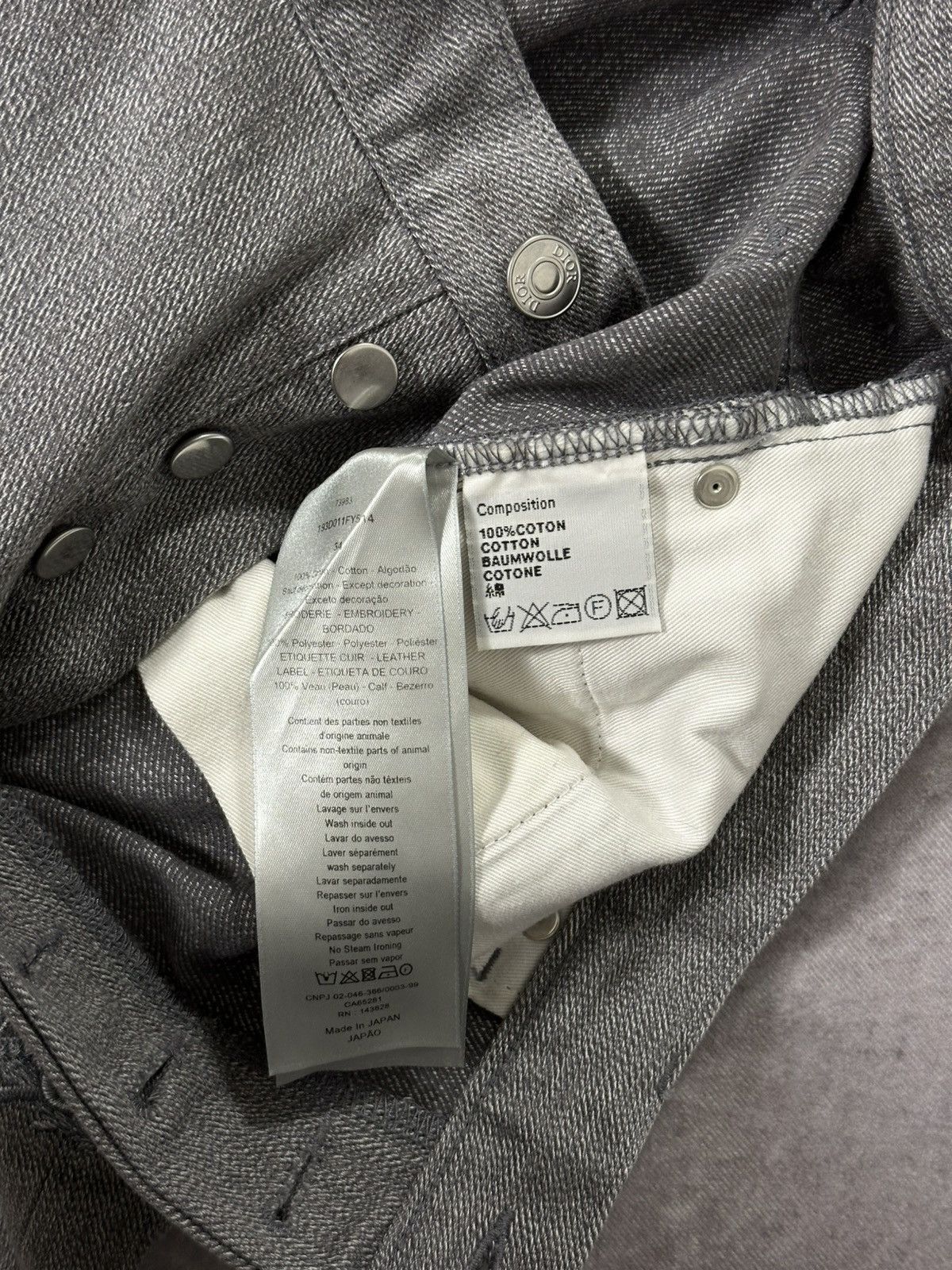 Dior Dior Slim 17_Regular Logo Pants Size US 34 / EU 50 - 10 Thumbnail