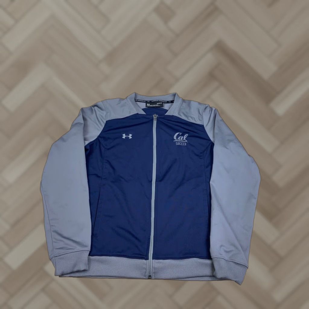 Under Armour Under armour Jacket Womens L Blue Soccer Activewear Zip Size L / US 10 / IT 46 - 1 Thumbnail