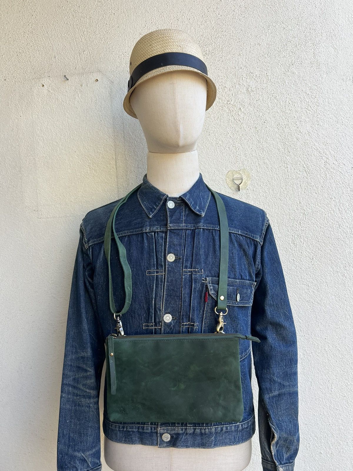 Leather Hallelujah Japan Scratches Patina Leather Sacoche Bag Size ONE SIZE - 6 Thumbnail