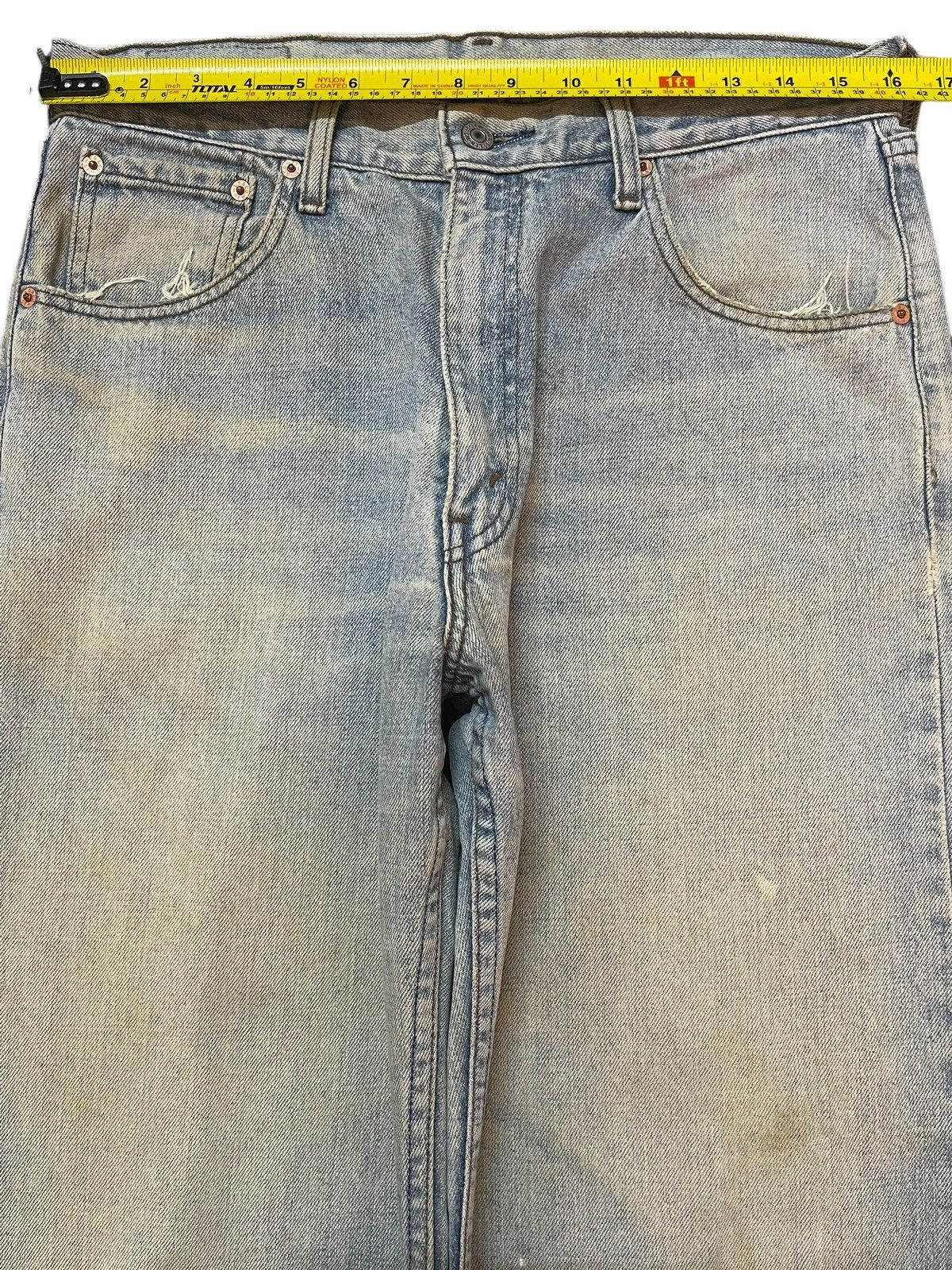 Levi's Vintage 90s Levis 539 Light Wash Faded Style Baggy Jeans Size US 32 / EU 48 - 12 Thumbnail