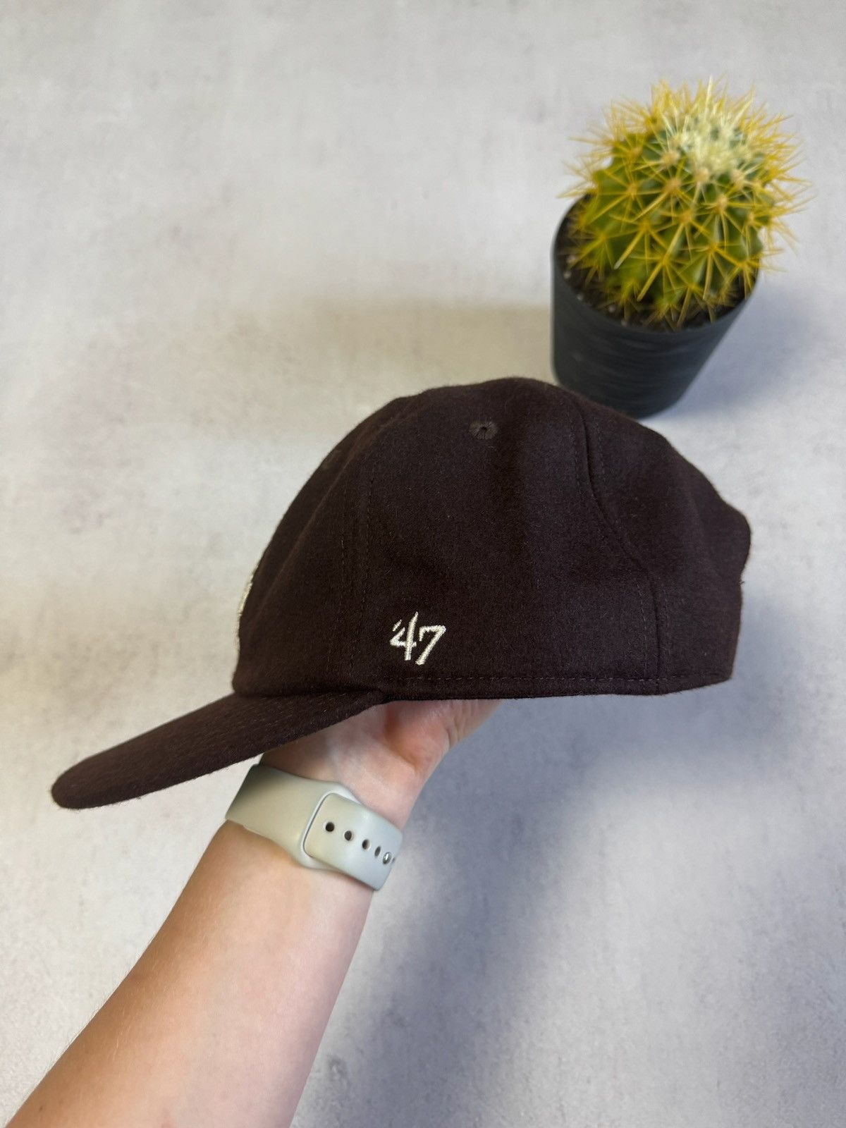 47 Brand LA Forty Seven Cap Hat Brown Rap Size ONE SIZE - 5 Thumbnail