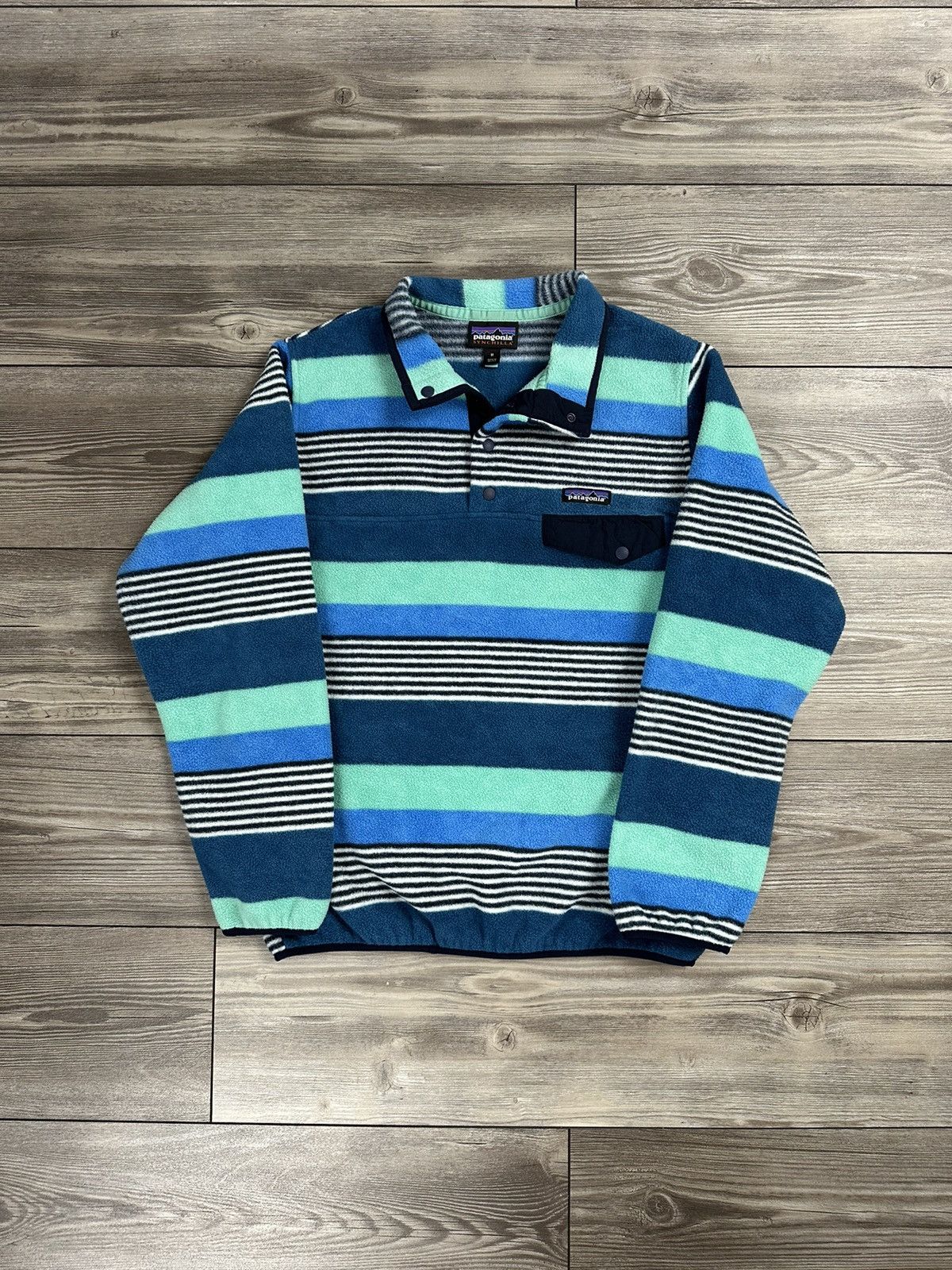 Patagonia Patagonia Striped Synchilla Fleece Size US M / EU 48-50 / 2 - 1 Thumbnail