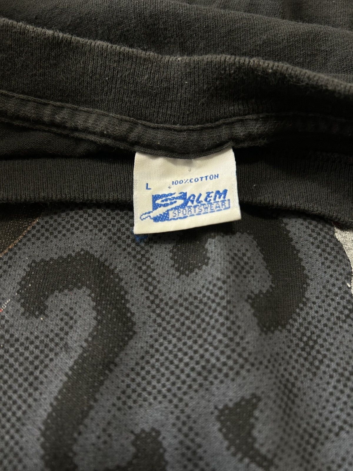 Salem Sportswear × Vintage 1990s Michael Jordan T-Shirt Size US L / EU 52-54 / 3 - 3 Thumbnail