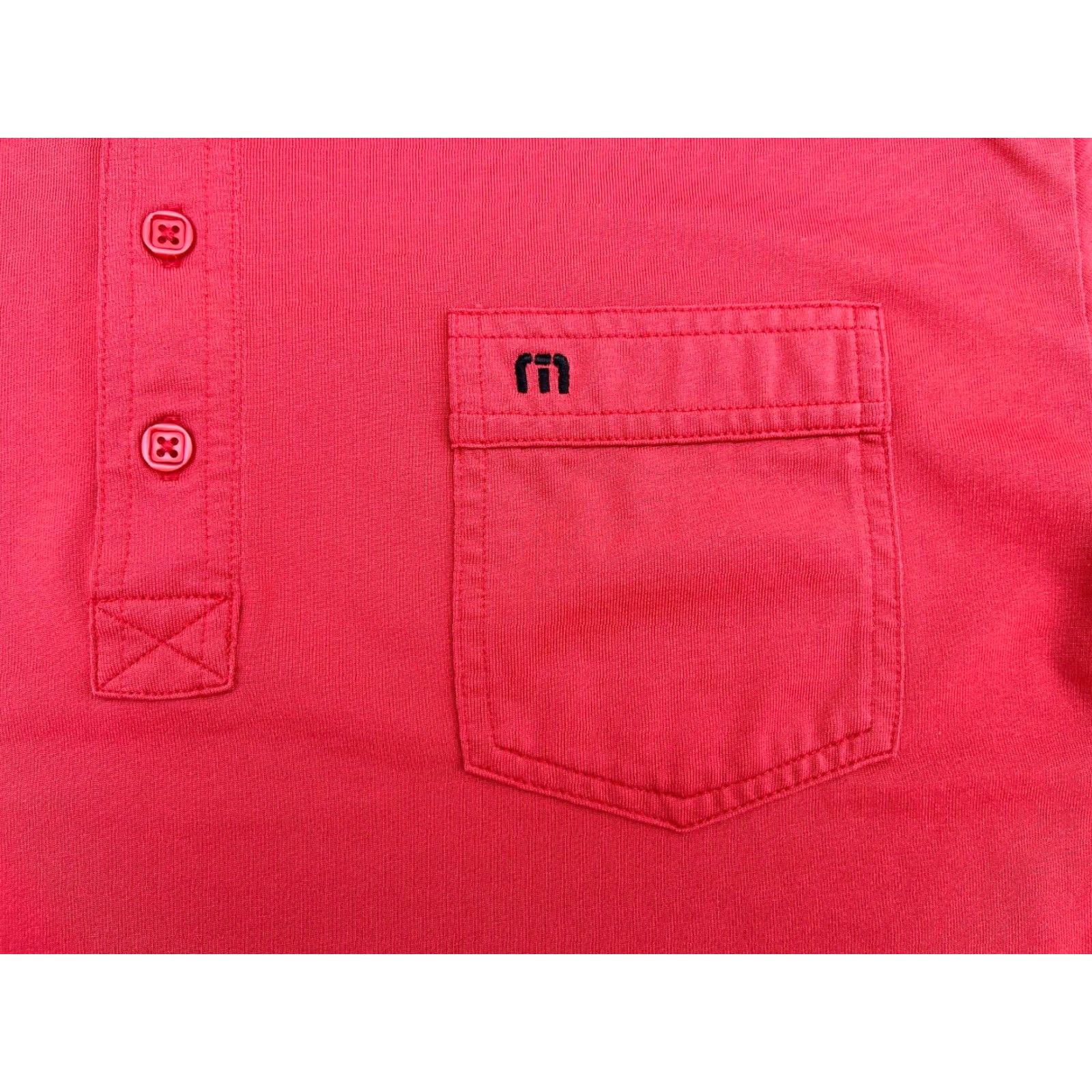 TravisMathew Travis Mathew Polo Shirt Men’s XL Red Polo Shirt Size US XL / EU 56 / 4 - 5 Thumbnail