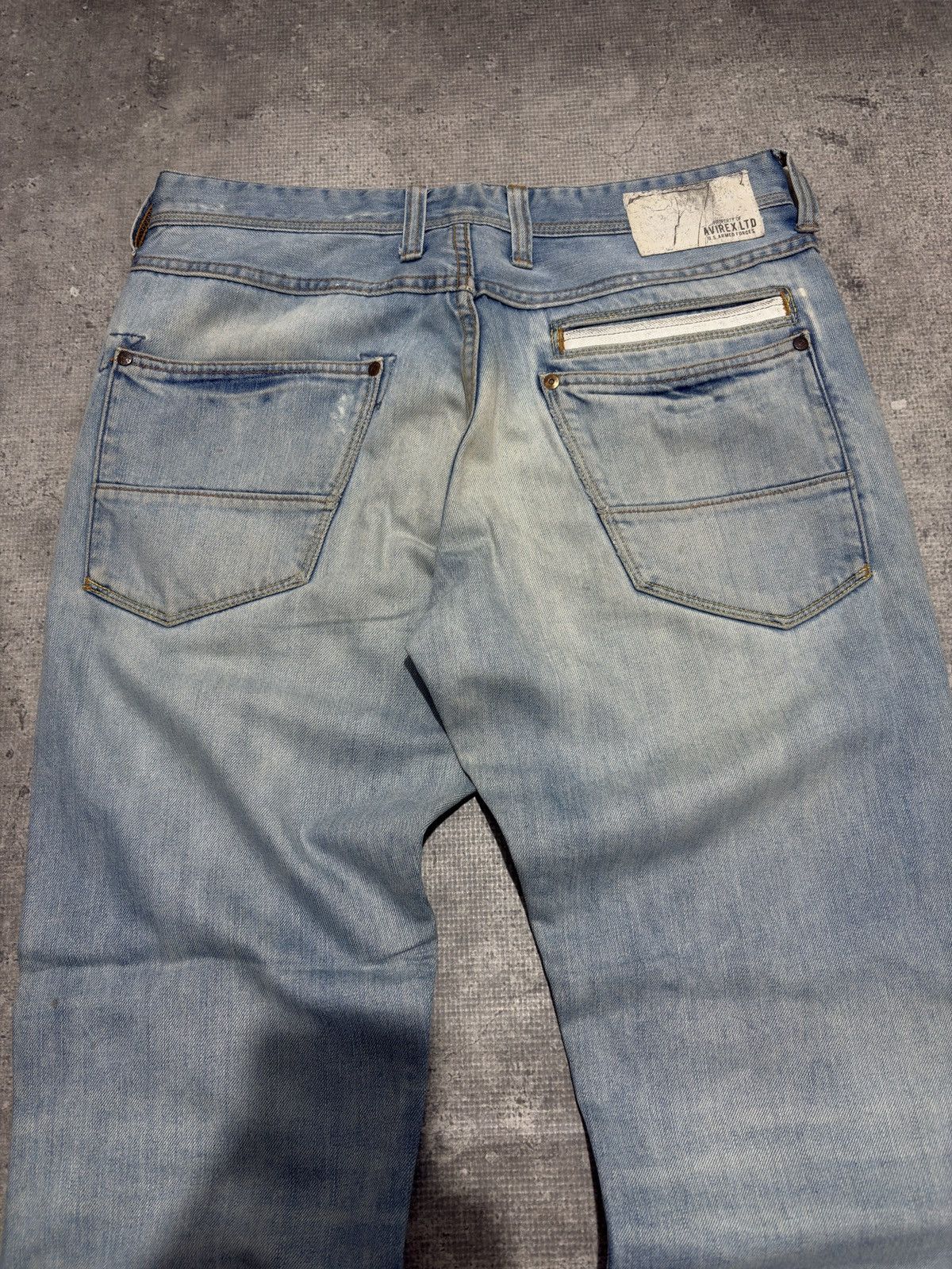 Avirex AVIREX PATCH WORK DENIM PANTS Size US 34 / EU 50 - 5 Thumbnail