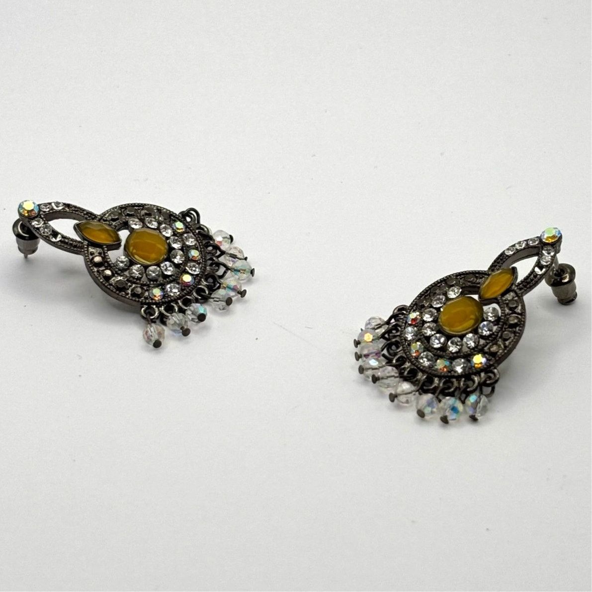 Other Silver & Gold Crystal Western Earrings Size ONE SIZE - 5 Thumbnail