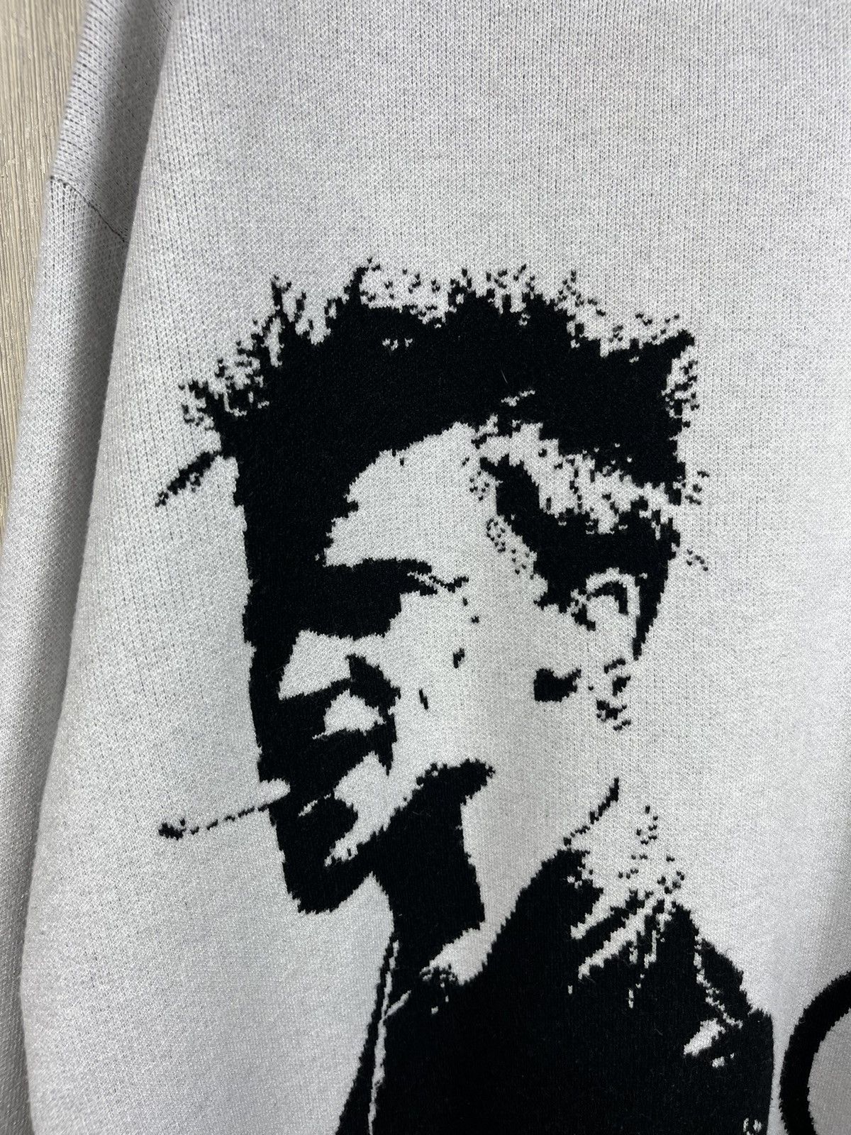 Joy Divizn Joy Divizn Brad Pitt fight club knit sweater sweatshirt Size US XL / EU 56 / 4 - 8 Thumbnail
