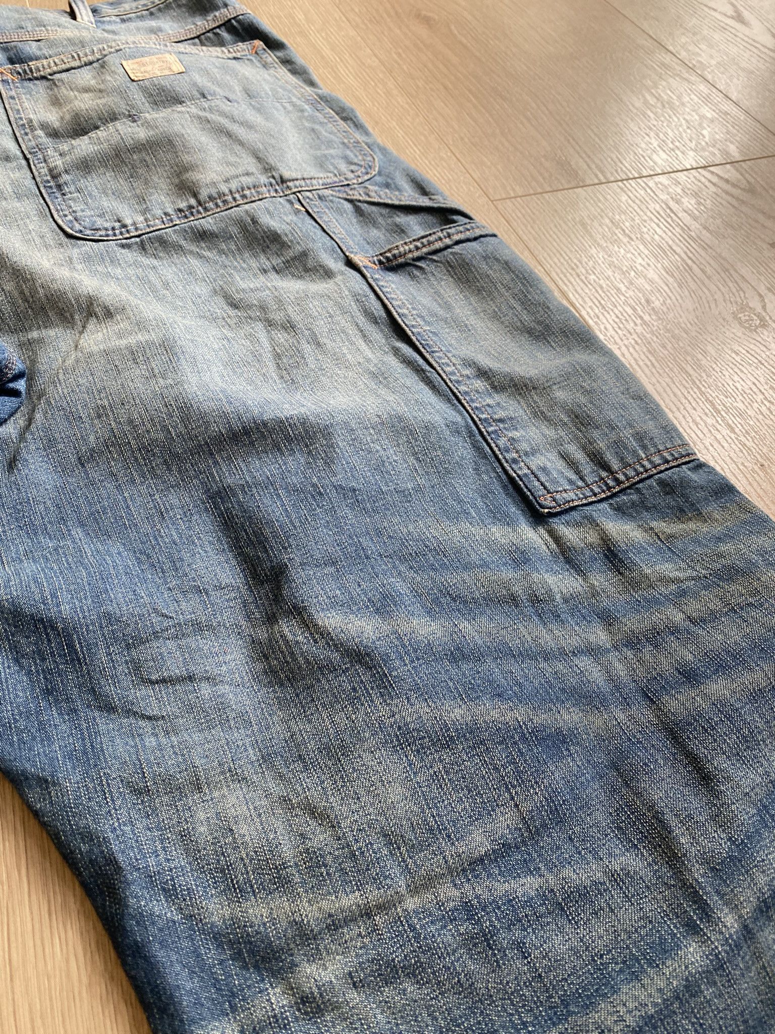 RRL Ralph Lauren Polo Ralph Lauren Relaxed Fit Distressed Carpenter Jean Size US 38 / EU 54 - 16 Thumbnail