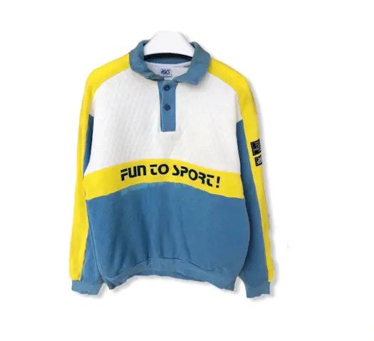 Asics × Japanese Brand Asics Spellout Sweatshirt Size US S / EU 44-46 / 1 - 1 Thumbnail