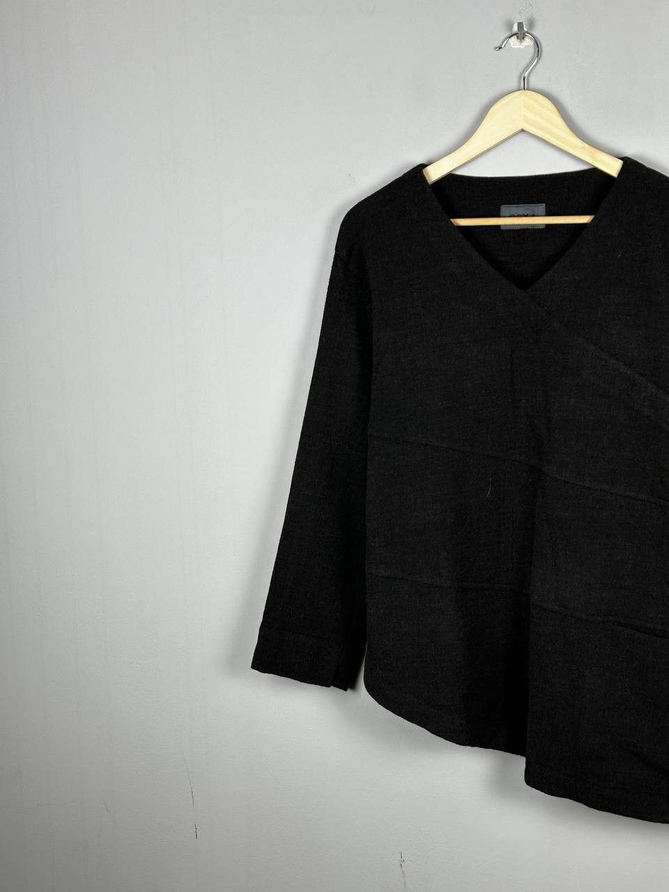 OSKA Oska Wool Garment Asymmetric Blouse Size S / US 4 / IT 40 - 2 Thumbnail