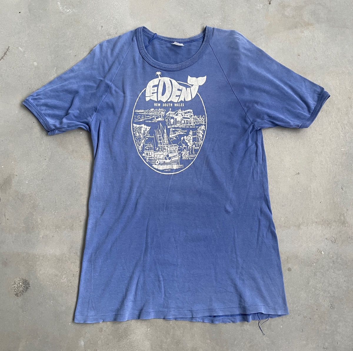 Vintage VINTAGE 70s EDEN NNEW SOUTH WALES SUN FADED TEE Size US M / EU 48-50 / 2 - 1 Thumbnail