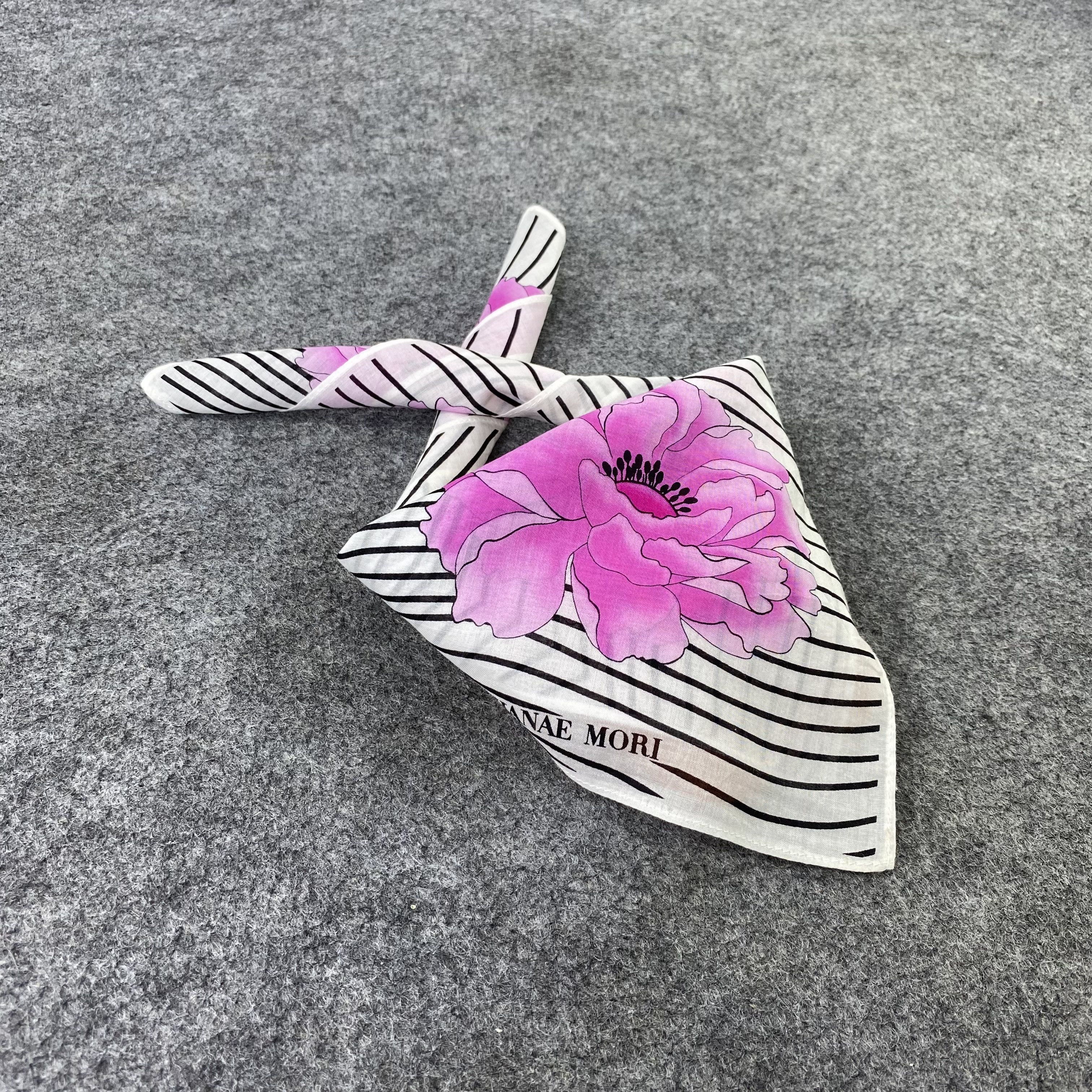 Hanae Mori × Japanese Brand Hanae Mori Handkerchief / Bandana / Neckerchief-B1039 Size ONE SIZE - 1 Thumbnail