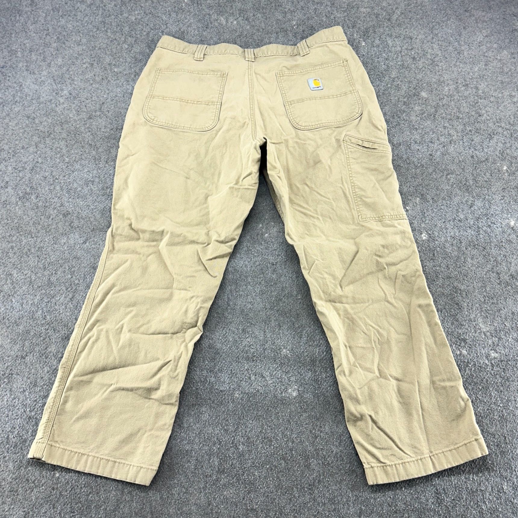 Carhartt Carhartt Pants Mens 38x30 Brown Tan Carpenter Rugged Flex Relaxed Cotton Stretch Size US 38 / EU 54 - 5 Thumbnail