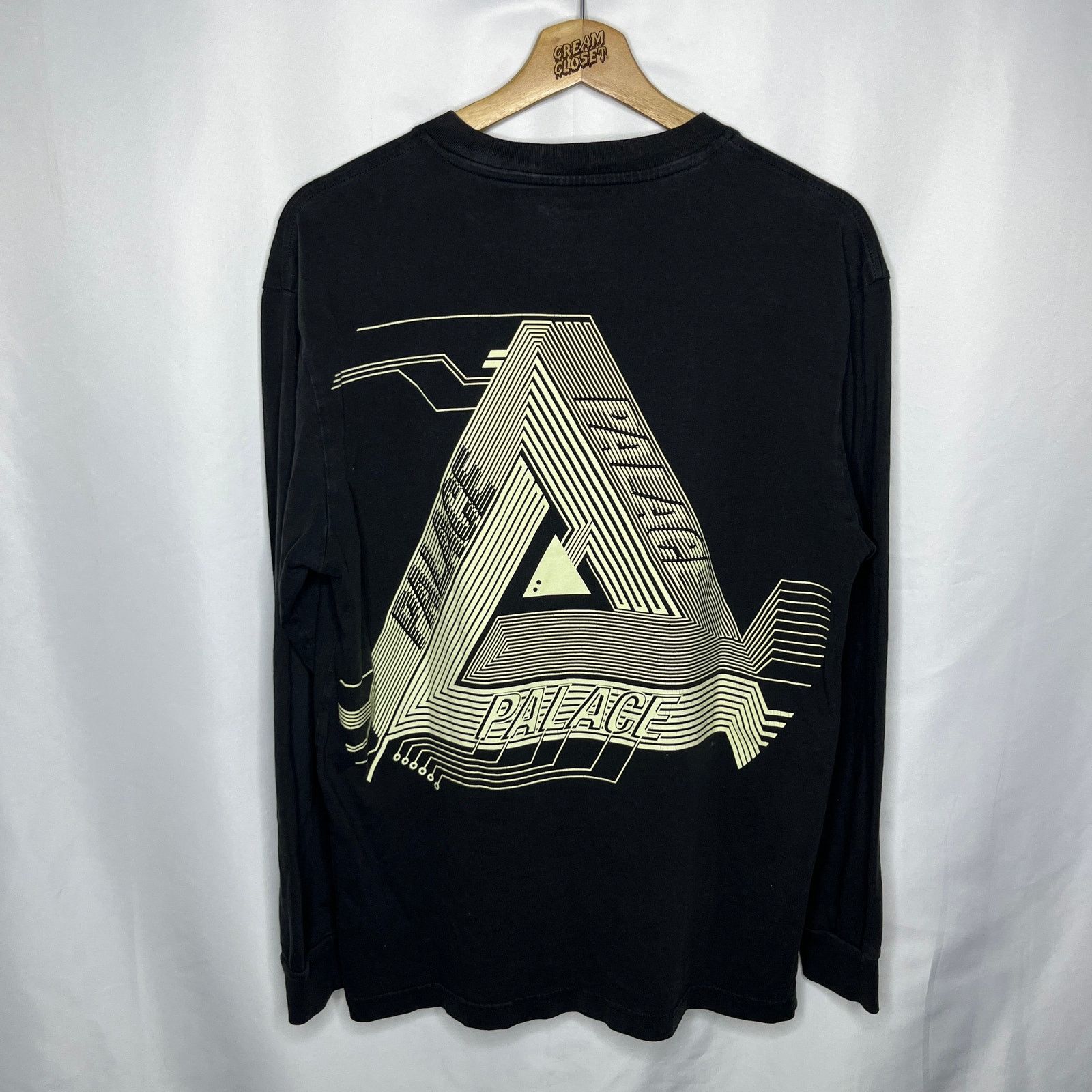 Palace Palace Y So Cross Longsleeve Black Size Medium READY TO
