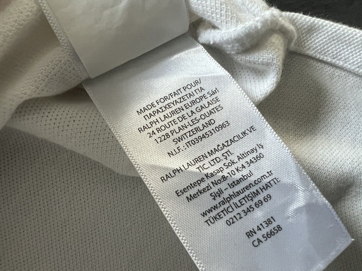 Polo Ralph Lauren Polo Ralph Lauren : Number Three No.3 White Classic Size US XL / EU 56 / 4 - 8 Thumbnail