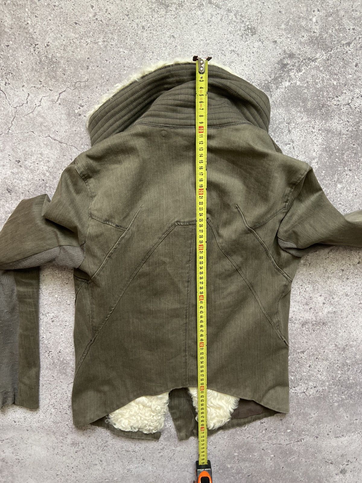 Helmut Lang Helmut Lang earth washed Fur high neck jacket Size S / US 4 / IT 40 - 22 Thumbnail