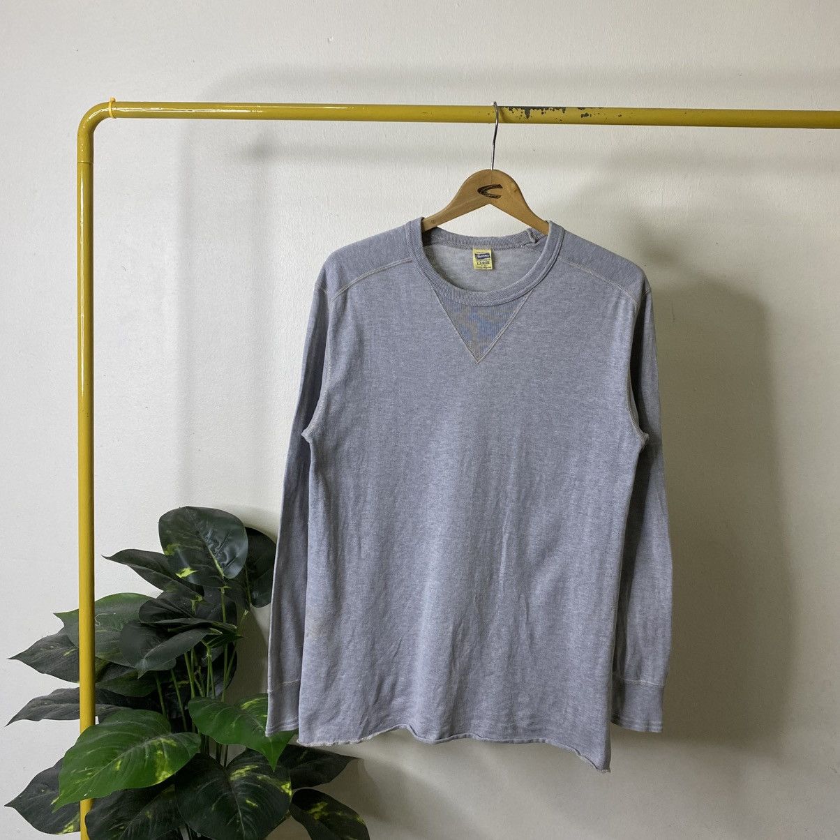 Pherrow's Grey Blank Crewneck LS T Shirt Size US M / EU 48-50 / 2 - 1 Thumbnail