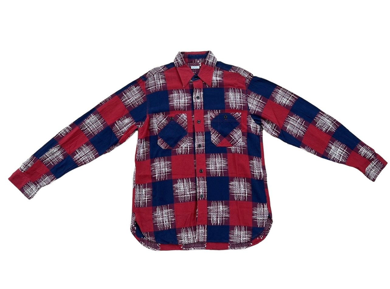 Sugar Cane Sugar Cane Double Pocket Plaid Zig Zag Flannel Shirt Size US M / EU 48-50 / 2 - 1 Thumbnail