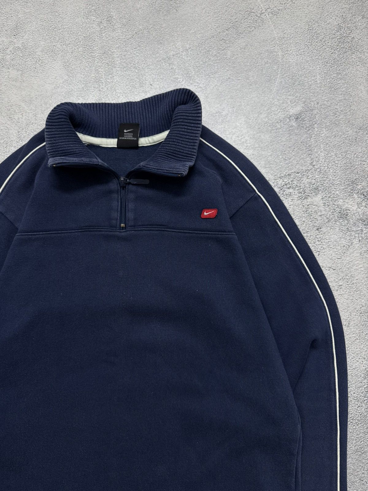 Nike Vintage Y2K Nike Mini Swoosh 1/3 Zip Hoodie 00’s Size US S / EU 44-46 / 1 - 2 Thumbnail