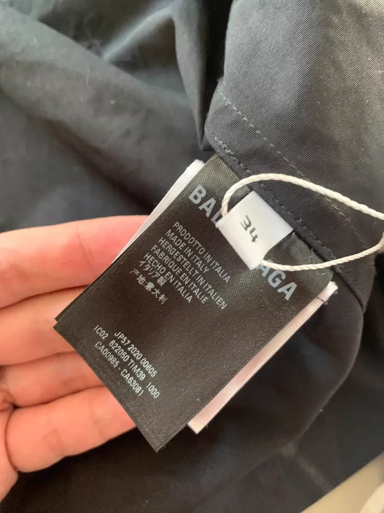 Other Balenciaga size 34 Black logo shirt Size M / US 6-8 / IT 42-44 - 4 Thumbnail
