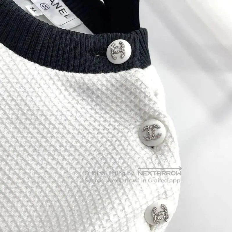 Chanel Chanel Color Block Long Sleeve Sweatshirt . Size S / US 4 / IT 40 - 7 Thumbnail