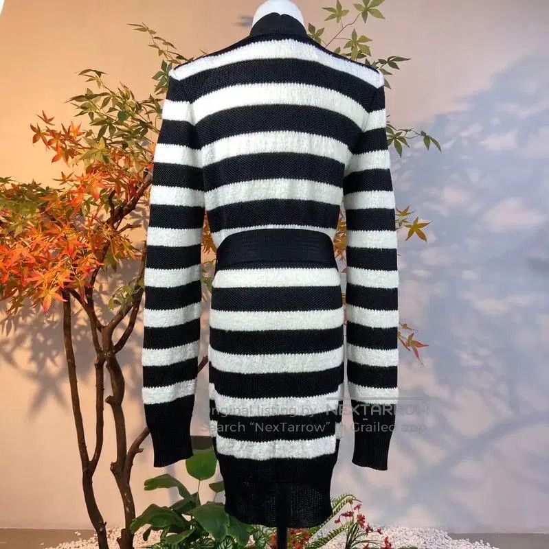 Balmain Balmain Striped Knit Cardigan . Size M / US 6-8 / IT 42-44 - 2 Thumbnail