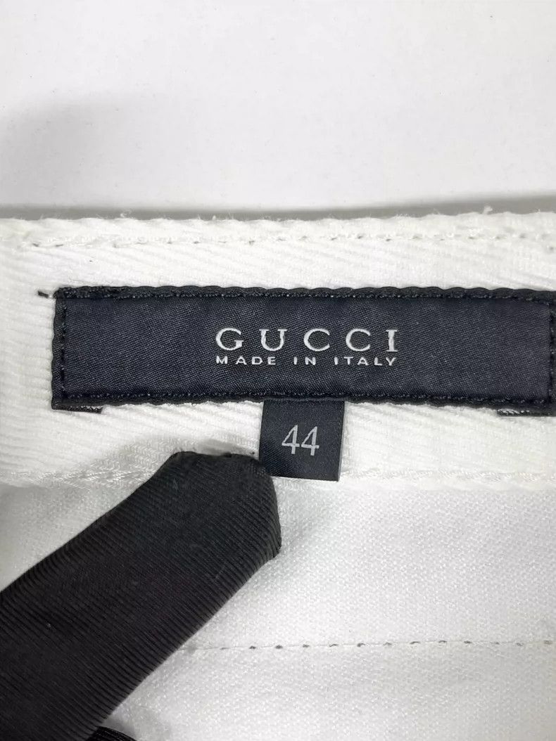 Gucci Gucci white denim jeans-2508 Size US 44 / EU 60 - 4 Thumbnail