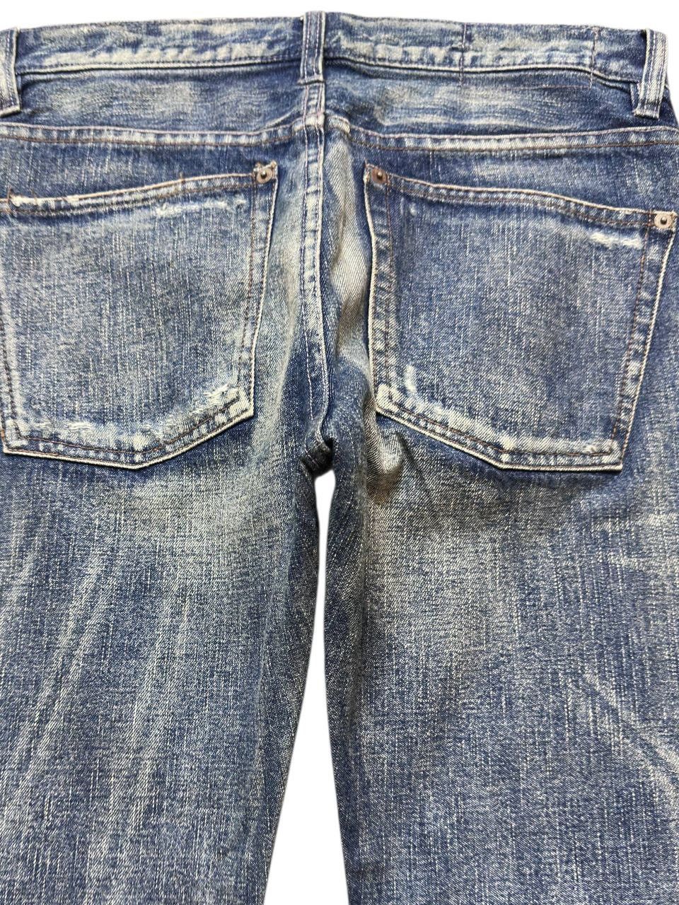 Kapital Vintage ABX Flare Bootcut Whiskers Faded Denim Size US 31 - 5 Thumbnail