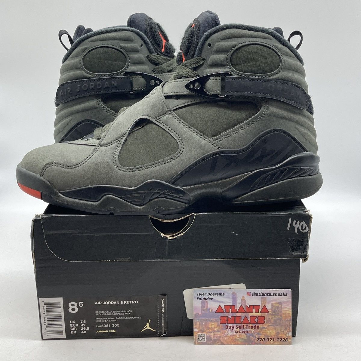 Jordan Brand Air Jordan 8 take flight Size US 8.5 / EU 41-42 - 1 Thumbnail