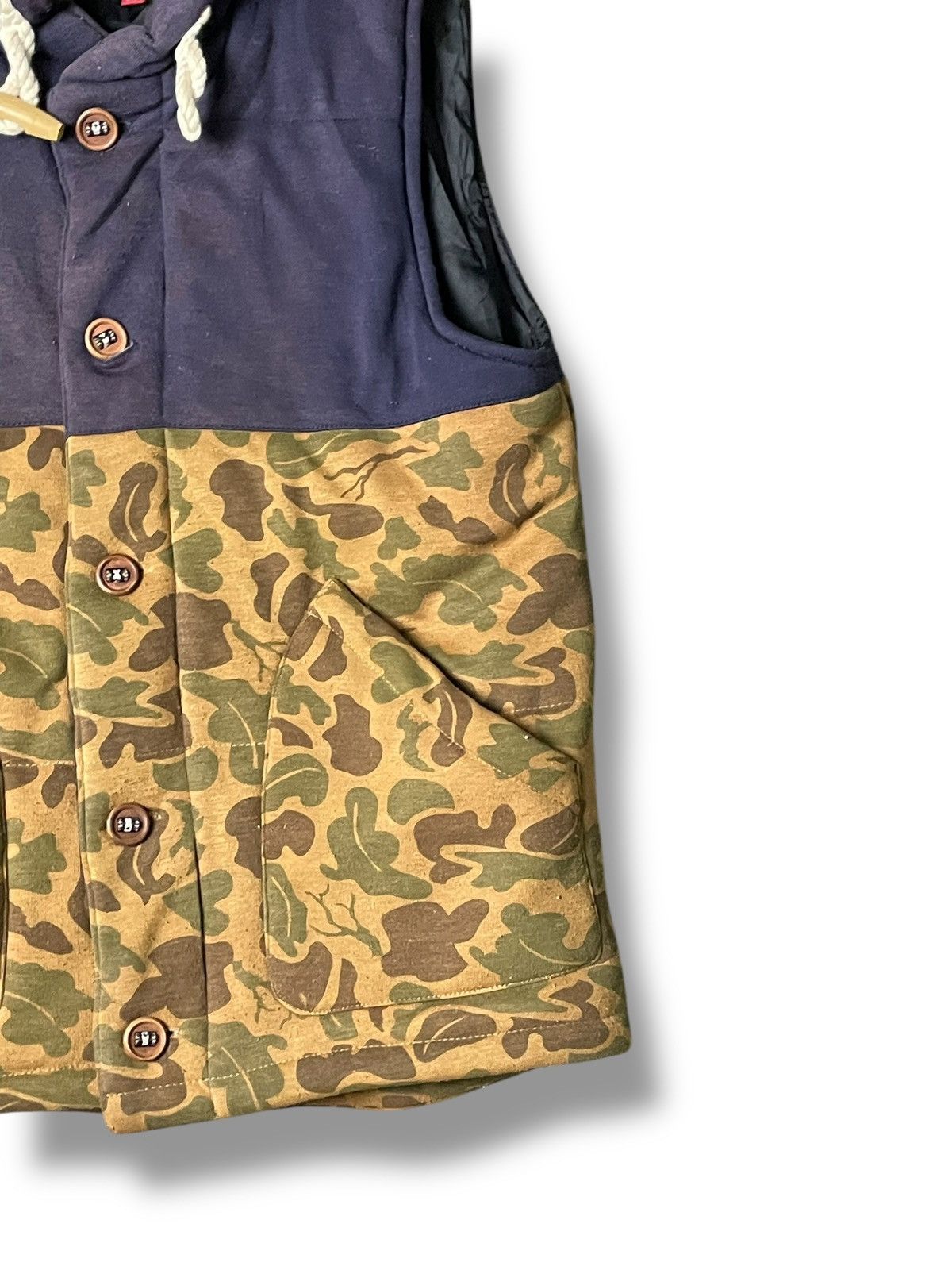 Japanese Brand × Vintage Vintage Quash Duck Camo Vest (50) Size US XXS / EU 40 - 6 Thumbnail