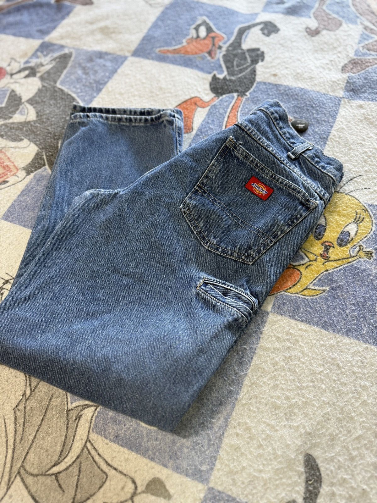 Dickies Dickies double knee denim work pants Size US 33 - 2 Thumbnail