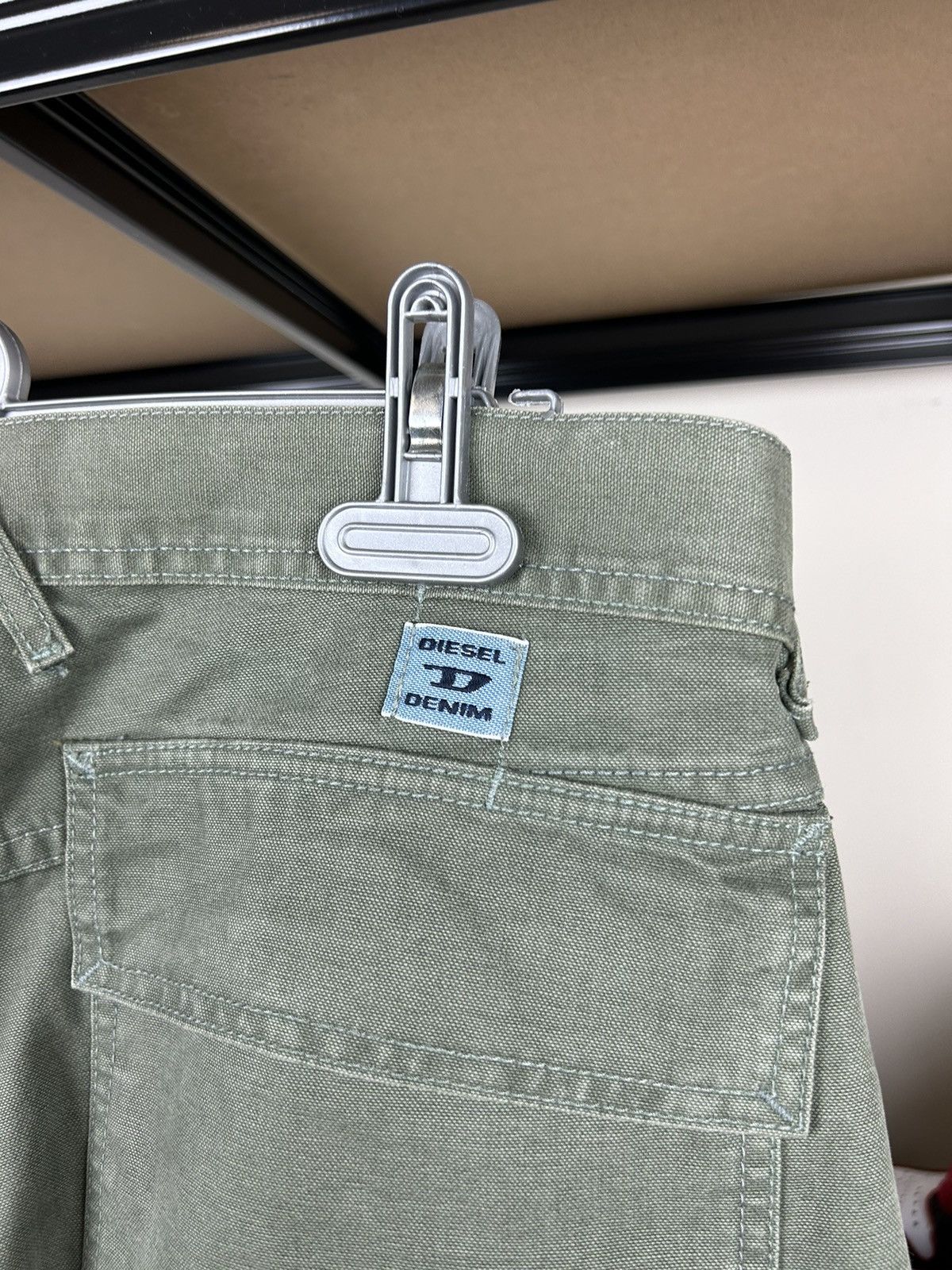 Carhartt × Diesel Diesel Y2k Vintage Single Knee Canvas 90s Denim Jeans Pants Size US 33 - 10 Thumbnail