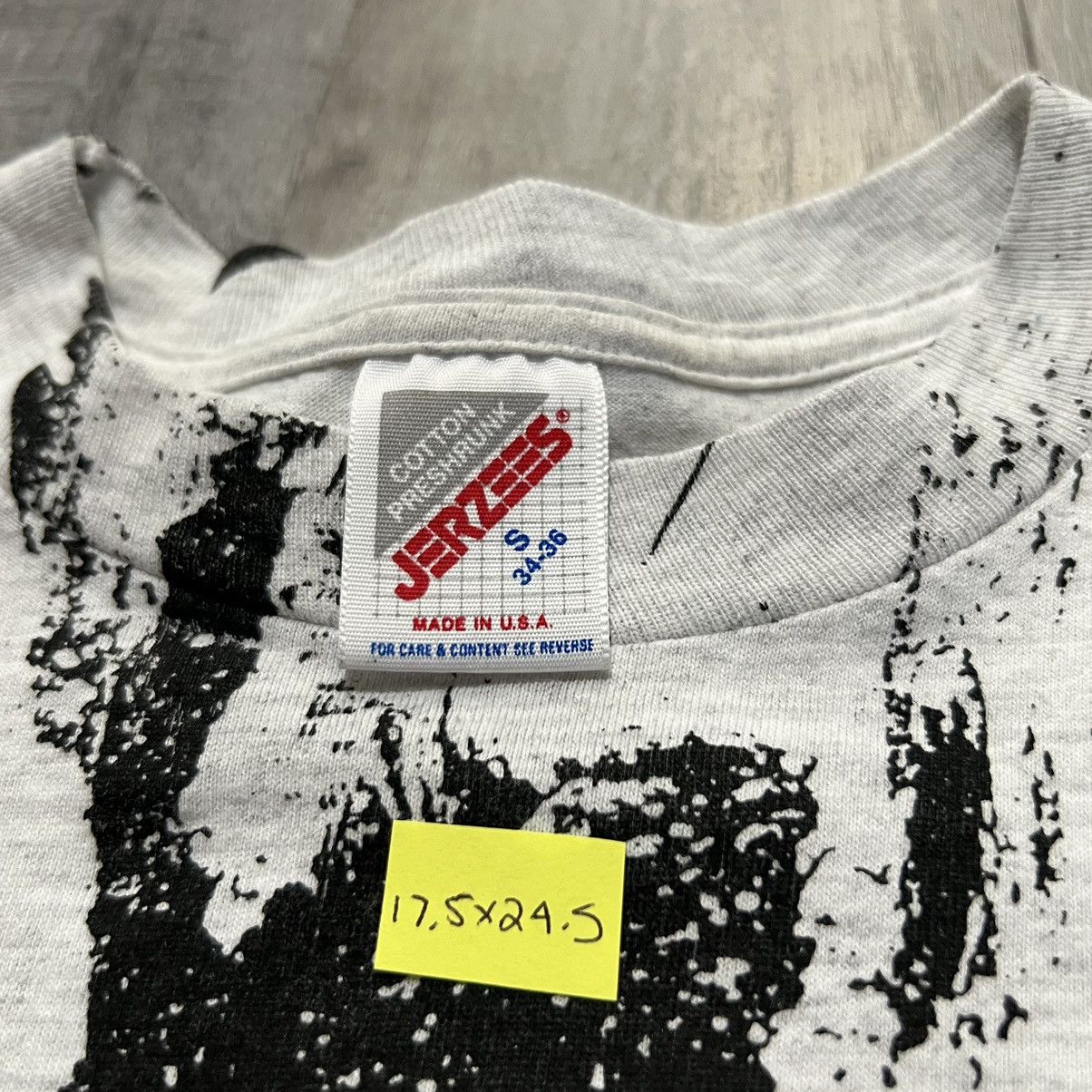 Jerzees × Vintage VTG Abstract Ski All Over Print Grey AOP Skiing Shirt Size US S / EU 44-46 / 1 - 5 Thumbnail