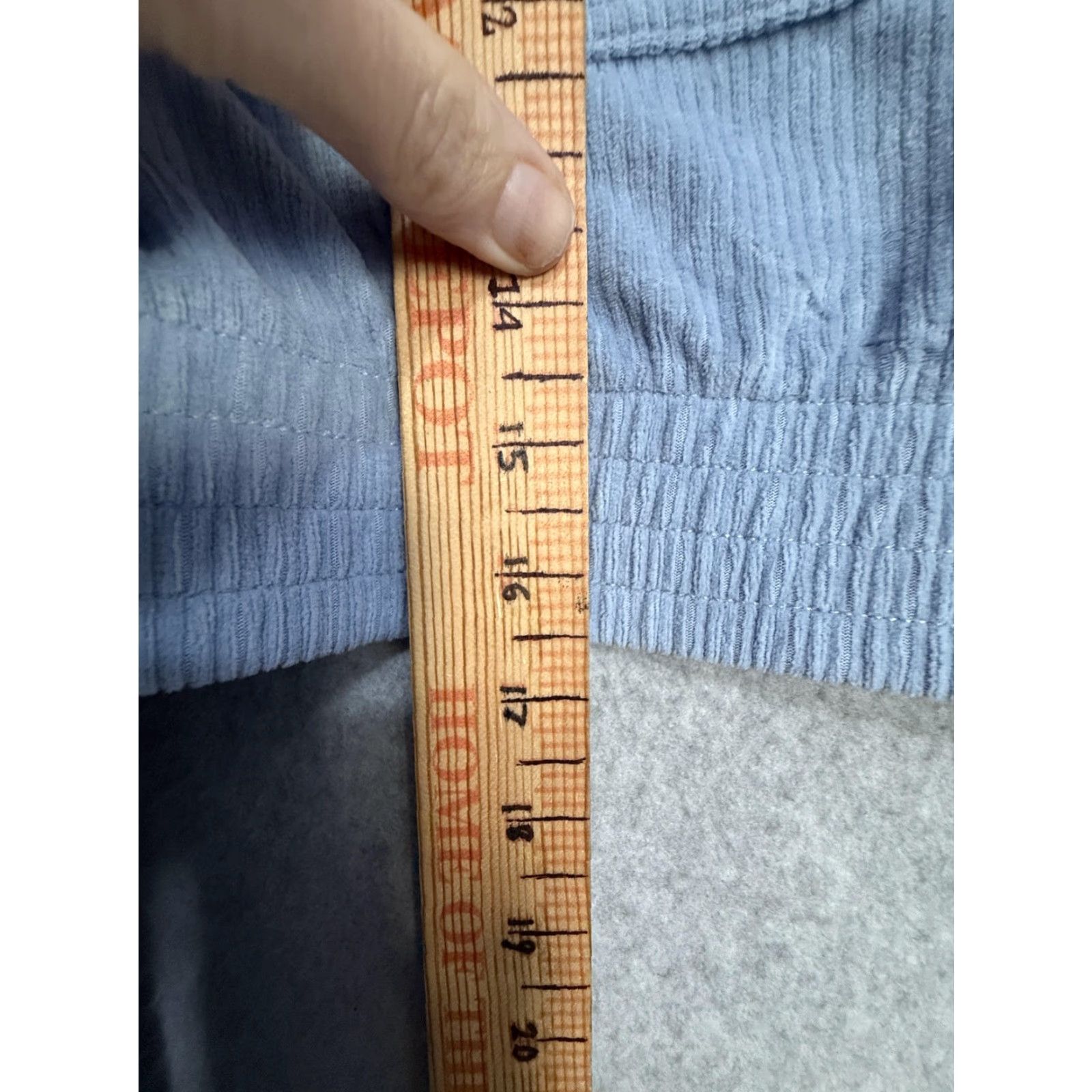 Vintage Aerie Jacket Womens S Blue Corduroy Cropped Bomber Zip Pockets Collared Size S / US 4 / IT 40 - 3 Thumbnail