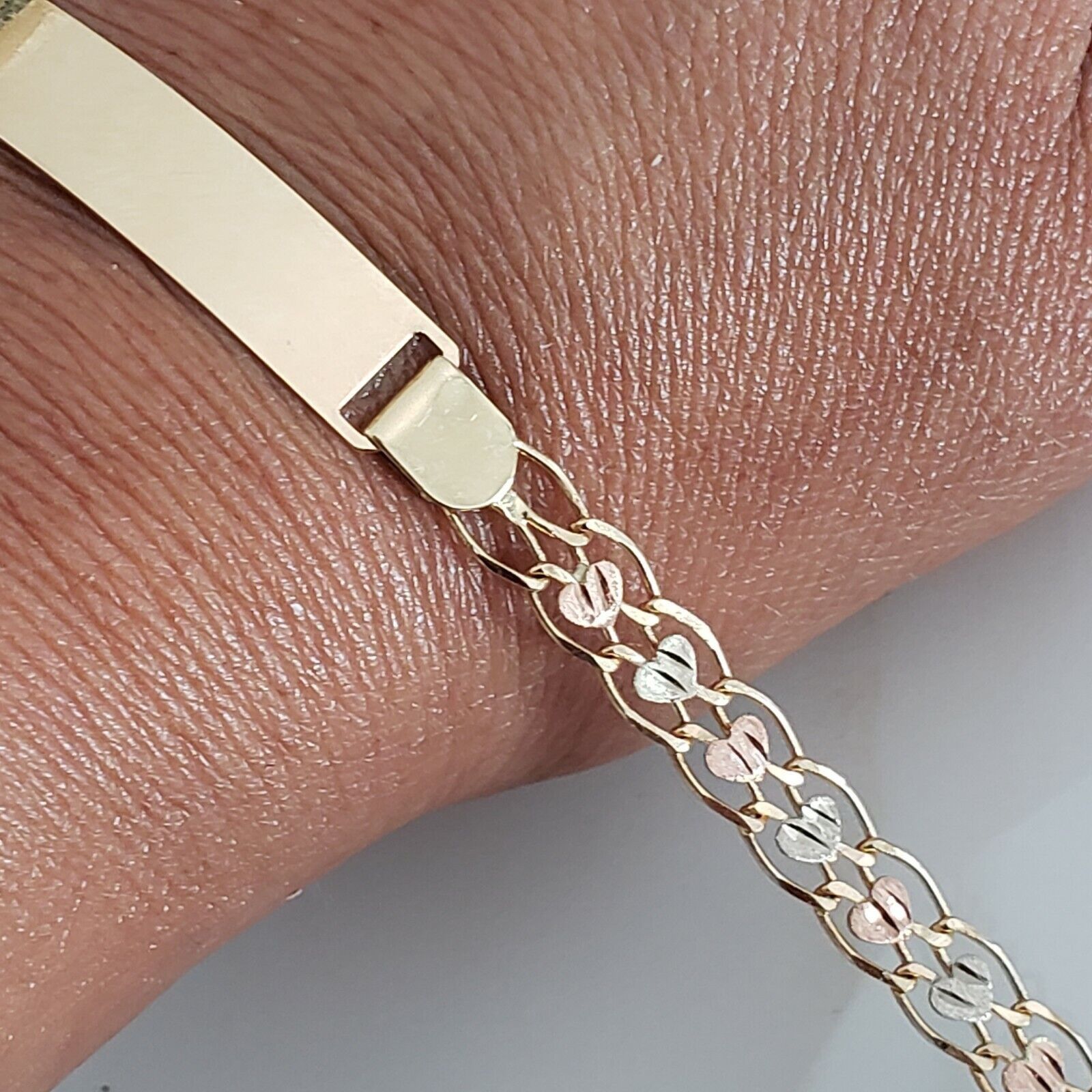 Other Womans real 10k Tri Gold bracelet Size ONE SIZE - 2 Thumbnail