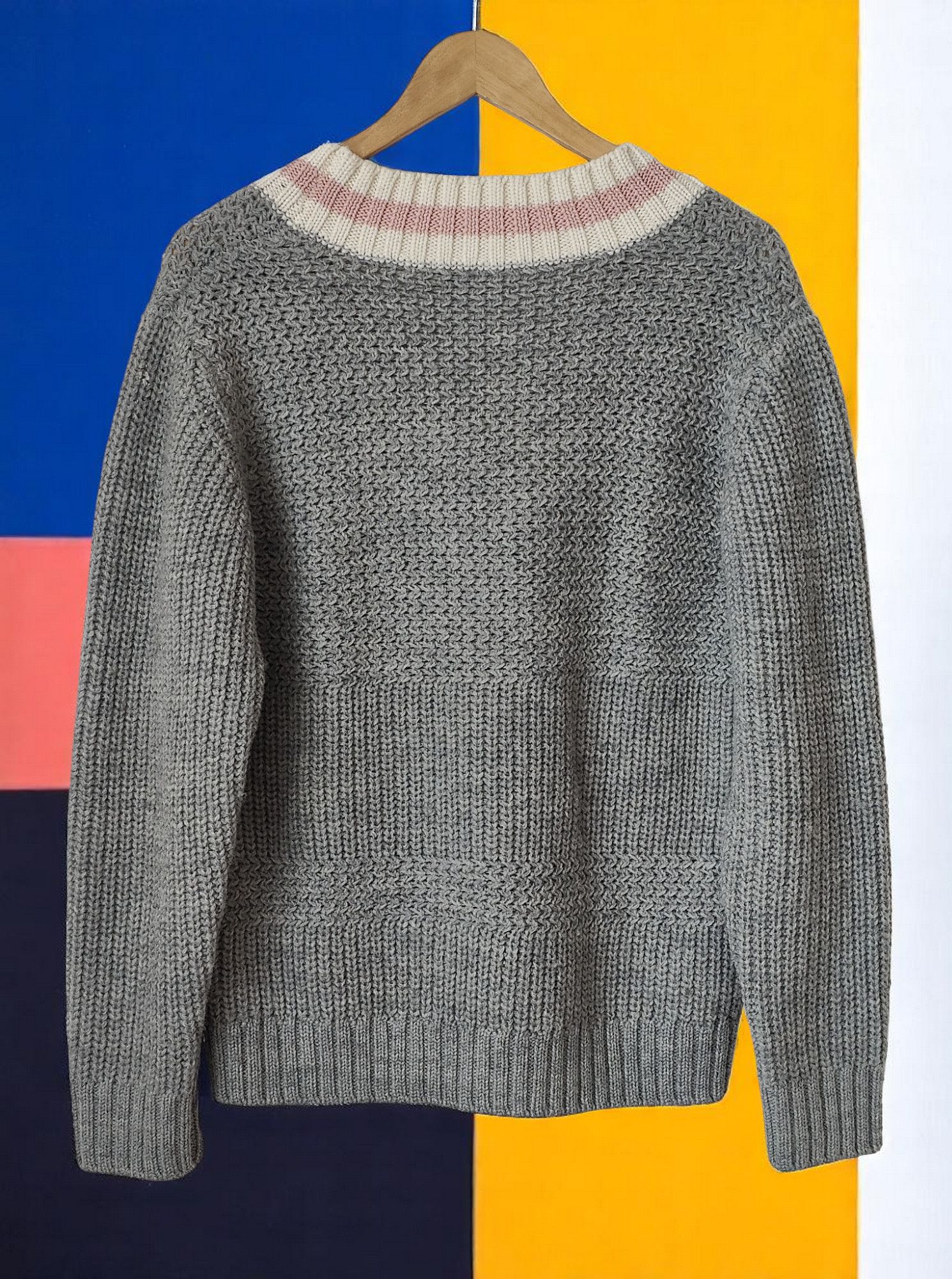 Undercover Undercover AW2017 V-Neck Heavy Knitted Wool Sweater Size US M / EU 48-50 / 2 - 2 Thumbnail