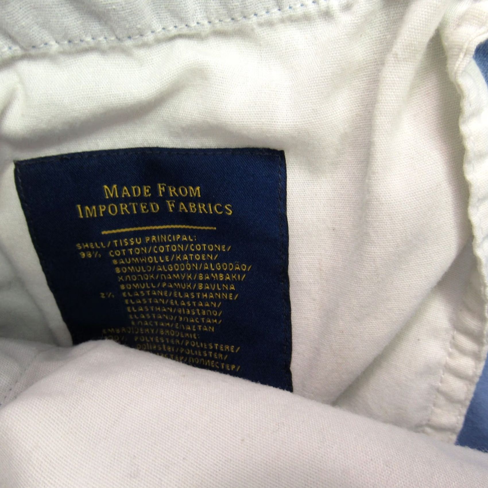 Polo Ralph Lauren Polo Ralph Lauren Shorts Mens 32 Chino Classic Fit Outdoors Stretch Blue Size US XS / EU 42 / 0 - 4 Thumbnail