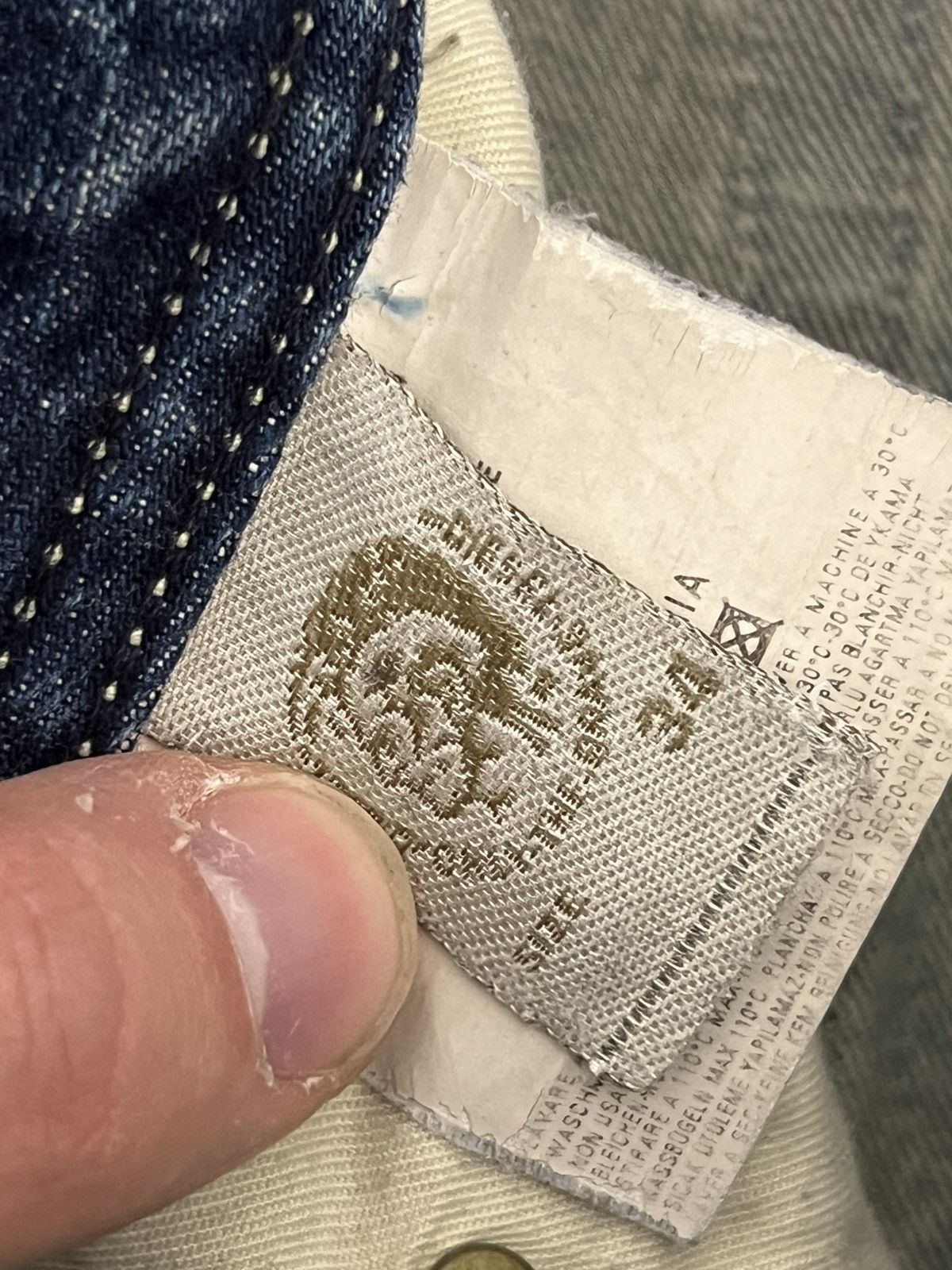 Diesel Diesel Viker Dragon Distressed Denim Light Blue Jeans Pants Size US 34 / EU 50 - 13 Thumbnail