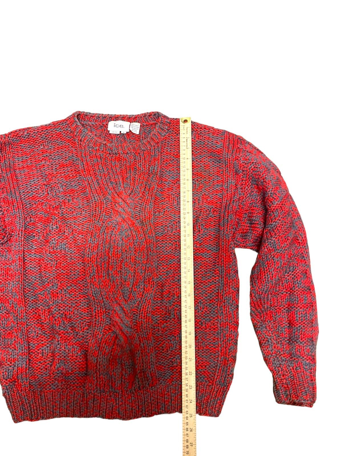 Vintage Vintage 100% Wool Hand Knit Sweater Size US M / EU 48-50 / 2 - 4 Thumbnail