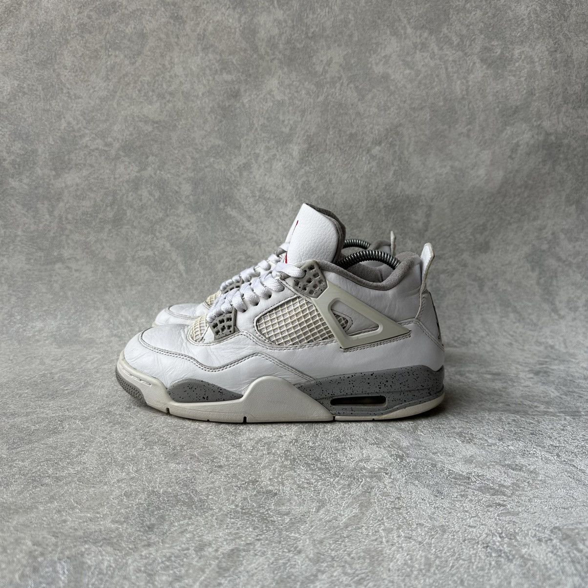 Jordan Brand Nike Air Jordan 4 White Oreo Og Tech Grey Sneakers Size US 7.5 / EU 40-41 - 1 Thumbnail