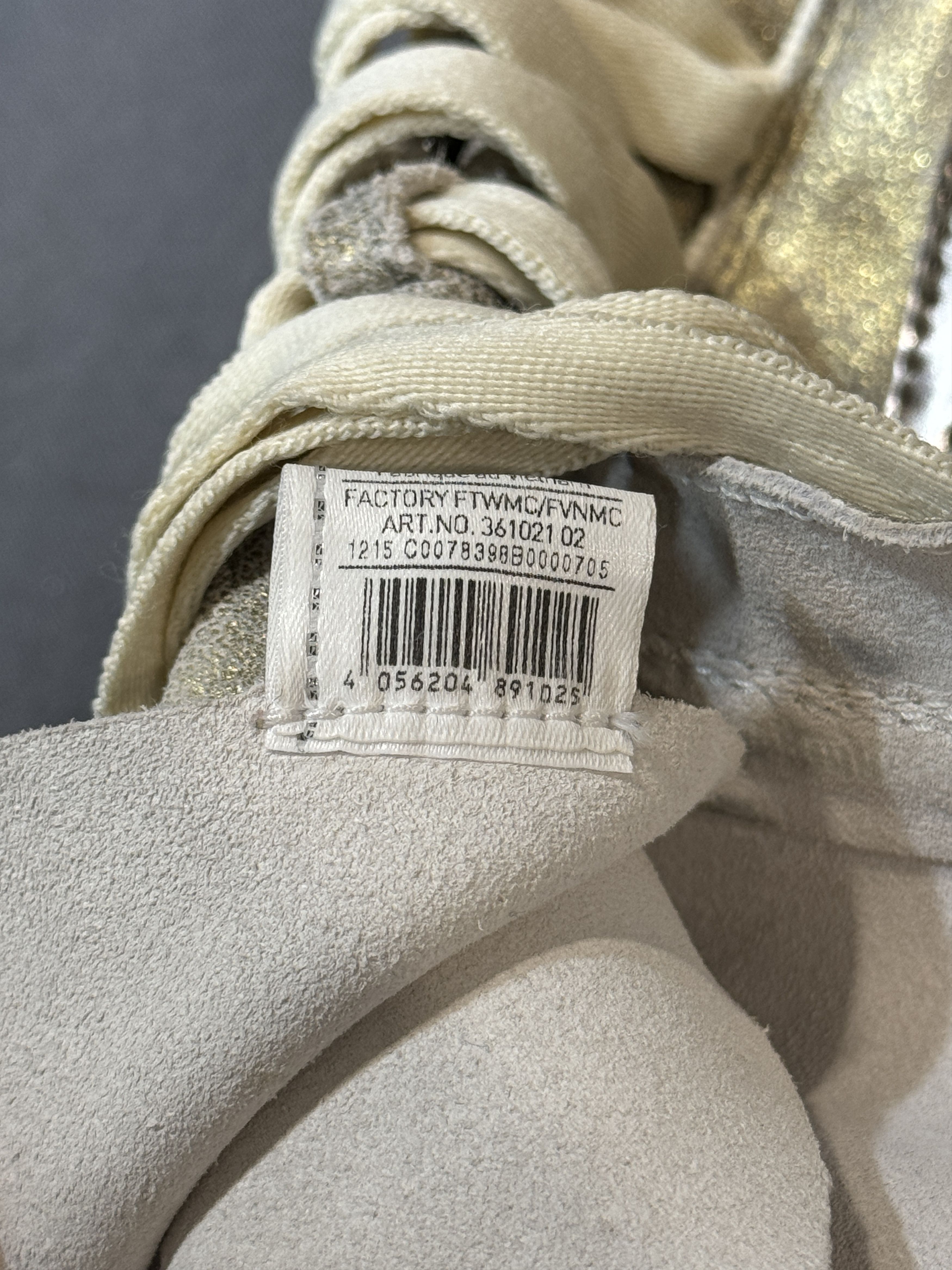 Puma Puma Eskiva high top boxing sneakers silver leather Size US 8.5 / IT 38.5 - 7 Thumbnail