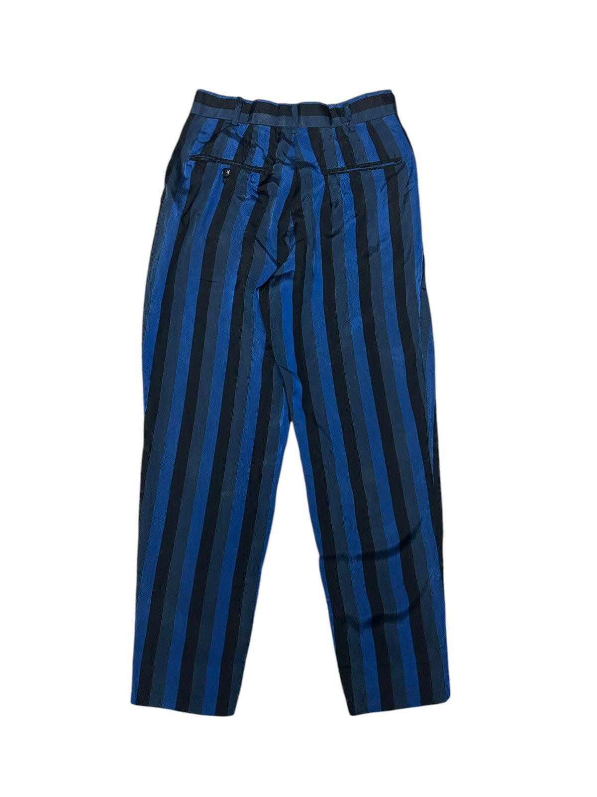 JOHN LAWRENCE SULLIVAN Stripe Pleated Trousers Size US 28 / EU 44 - 2 Thumbnail