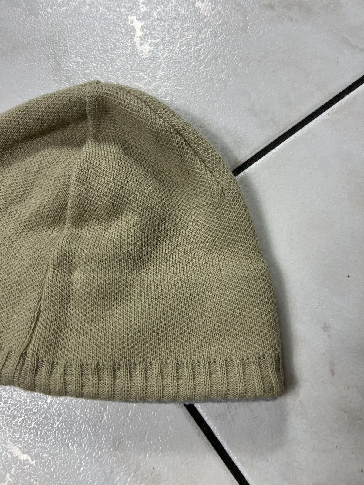Lacoste Vintage Lacoste y2k big logo crocodile knit beanie hat drill Size ONE SIZE - 9 Thumbnail