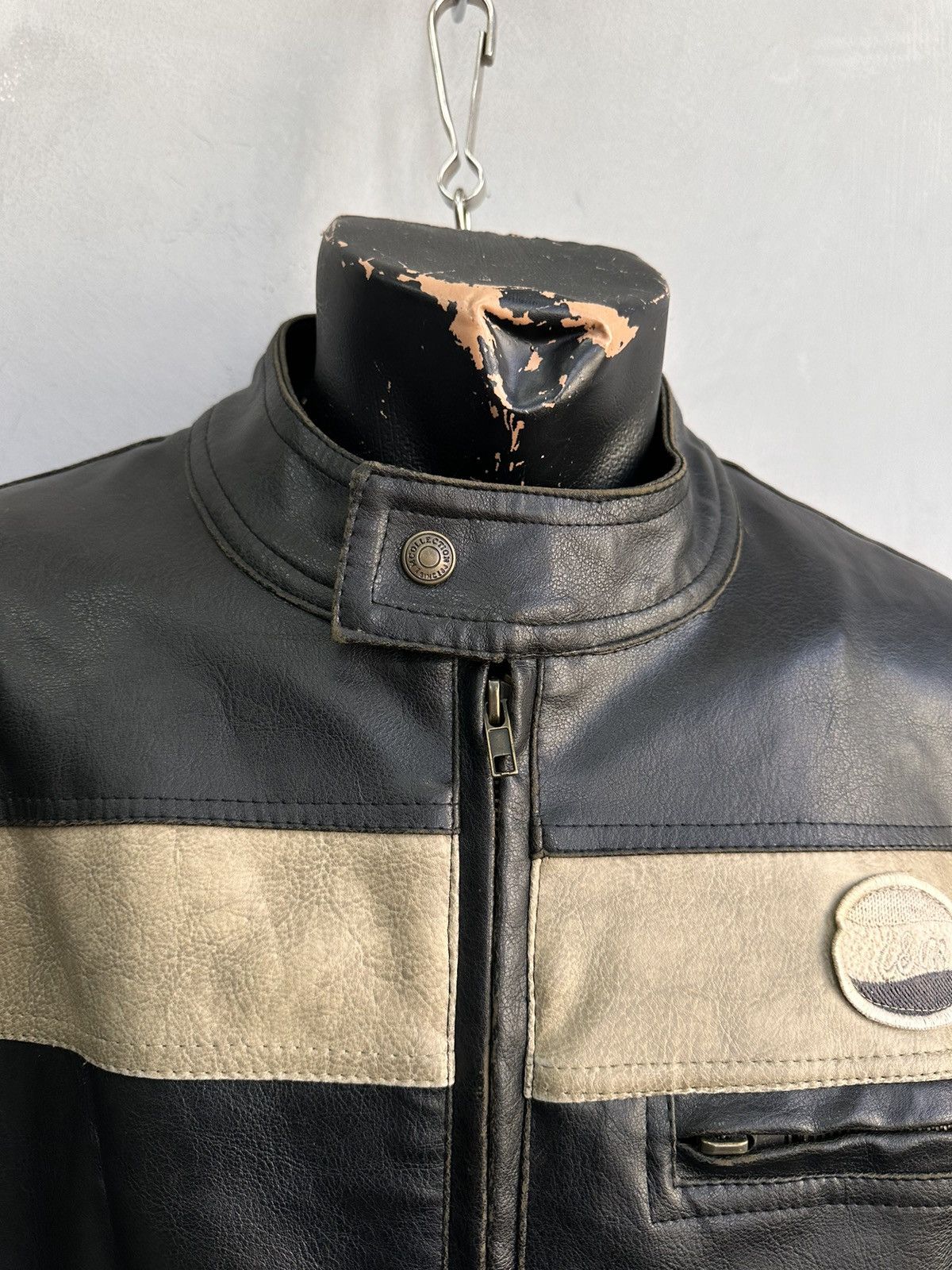 Raf Simons Vintage Leather Jacket Cropped Racing Schott Harley Davidson Size US M / EU 48-50 / 2 - 7 Thumbnail