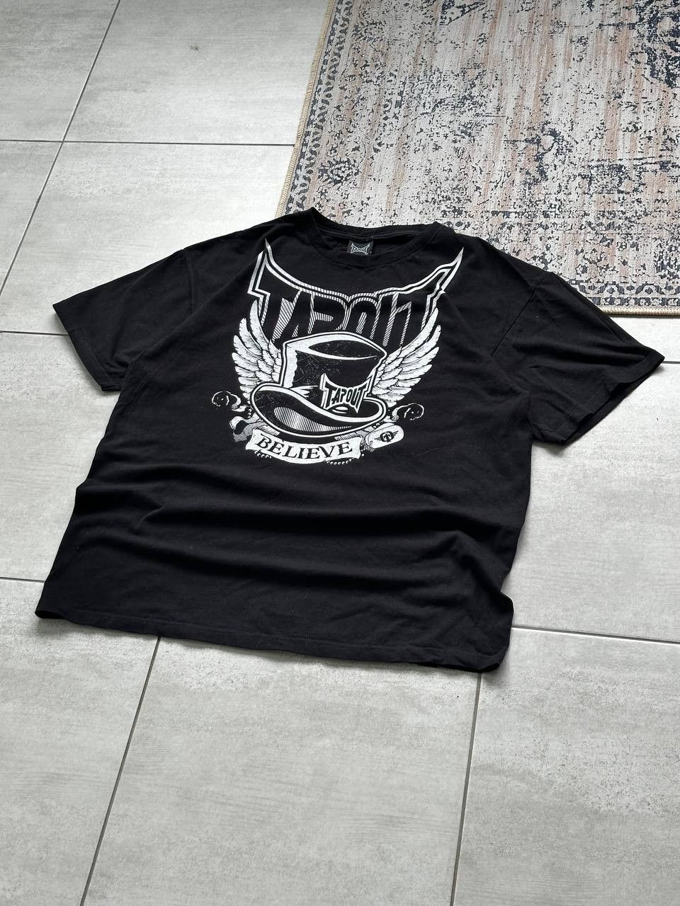 Tapout × Vintage Vintage Y2K Tapout T shirt Wrestling Tribal Spellout Logo Size US XL / EU 56 / 4 - 2 Thumbnail